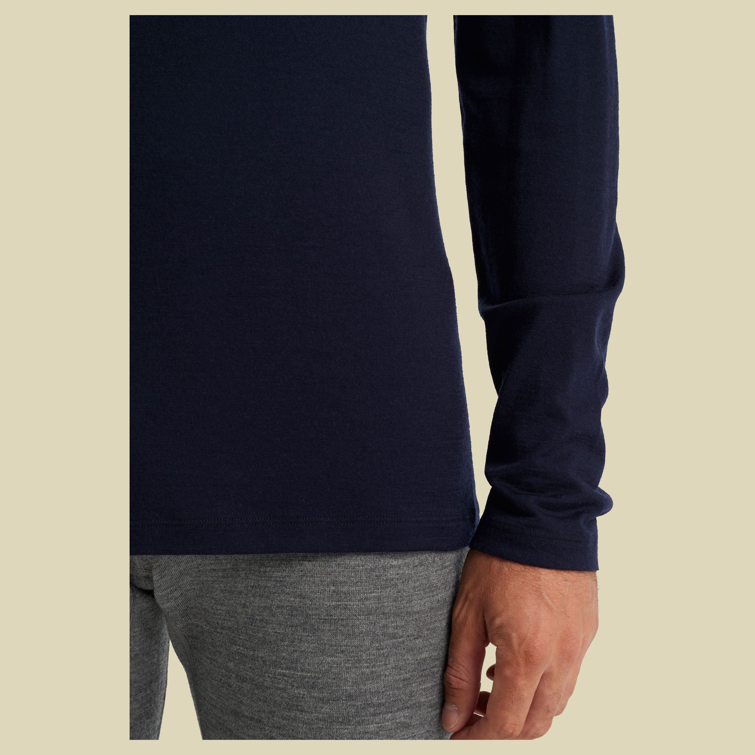 Oasis LS Half Zip Men 200 Größe M Farbe admiral