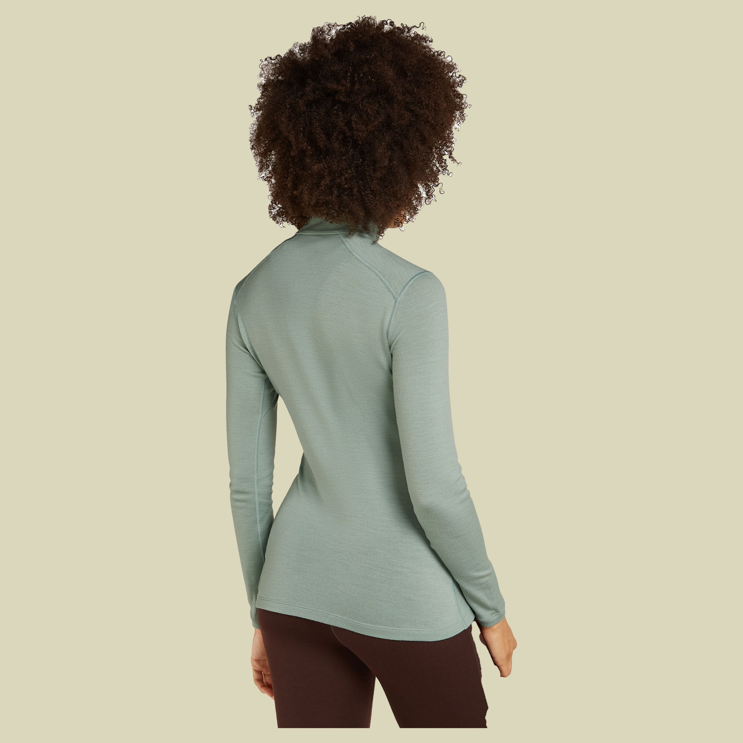 Tech LS Half Zip 260 Women grün XL - moss