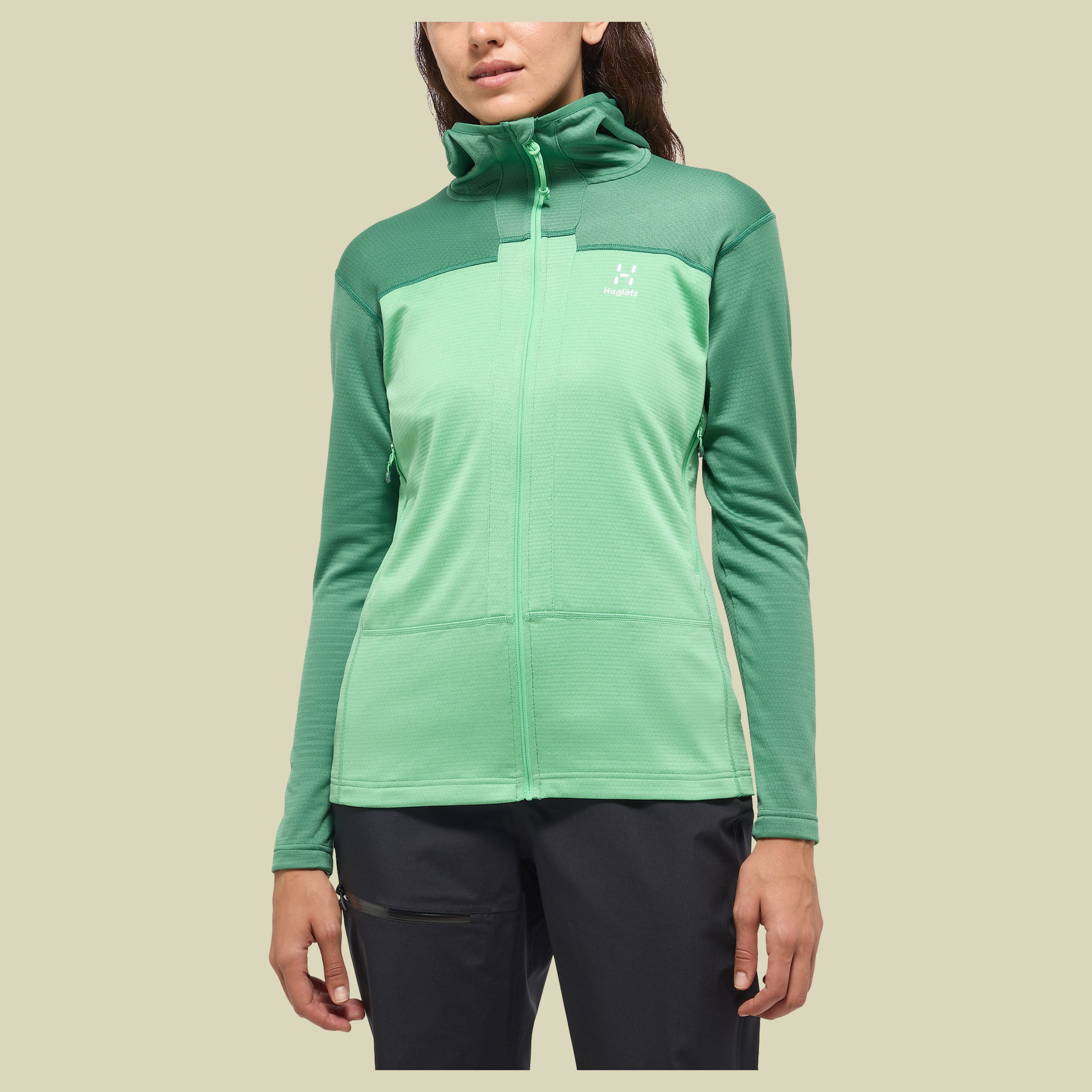 Roc Flash Mid Hood Women S grün - dk jelly green/ mint stone