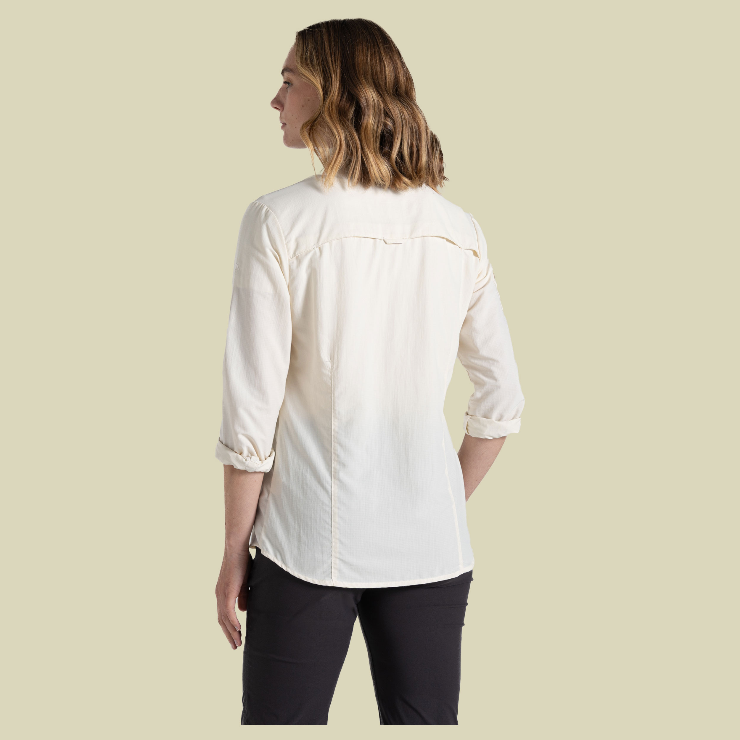 NosiLife Adventure Long Sleeved Shirt III Women 38 beige -sea salt (UK 12)