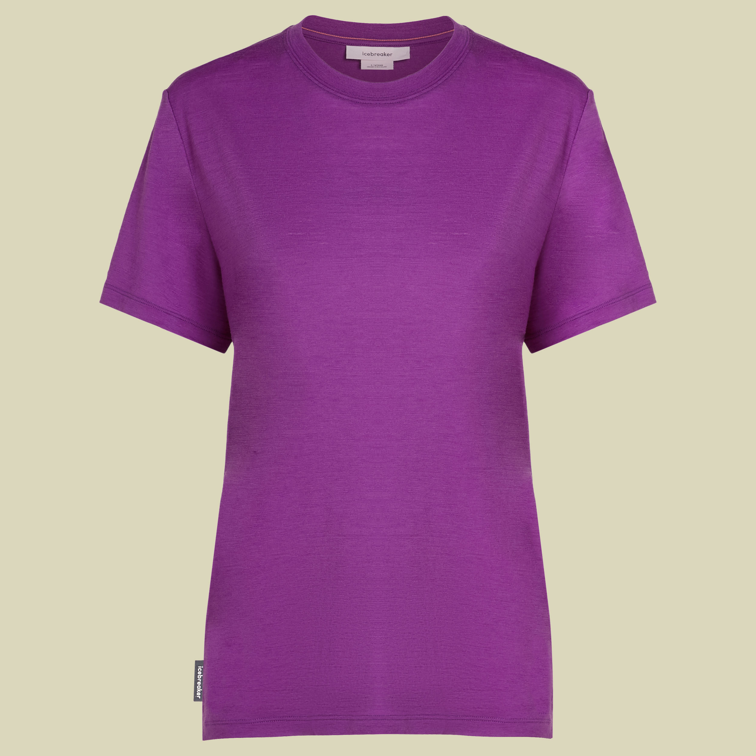 Merino 150 Tech Lite III SS Relaxed Tee Women L lila - passion