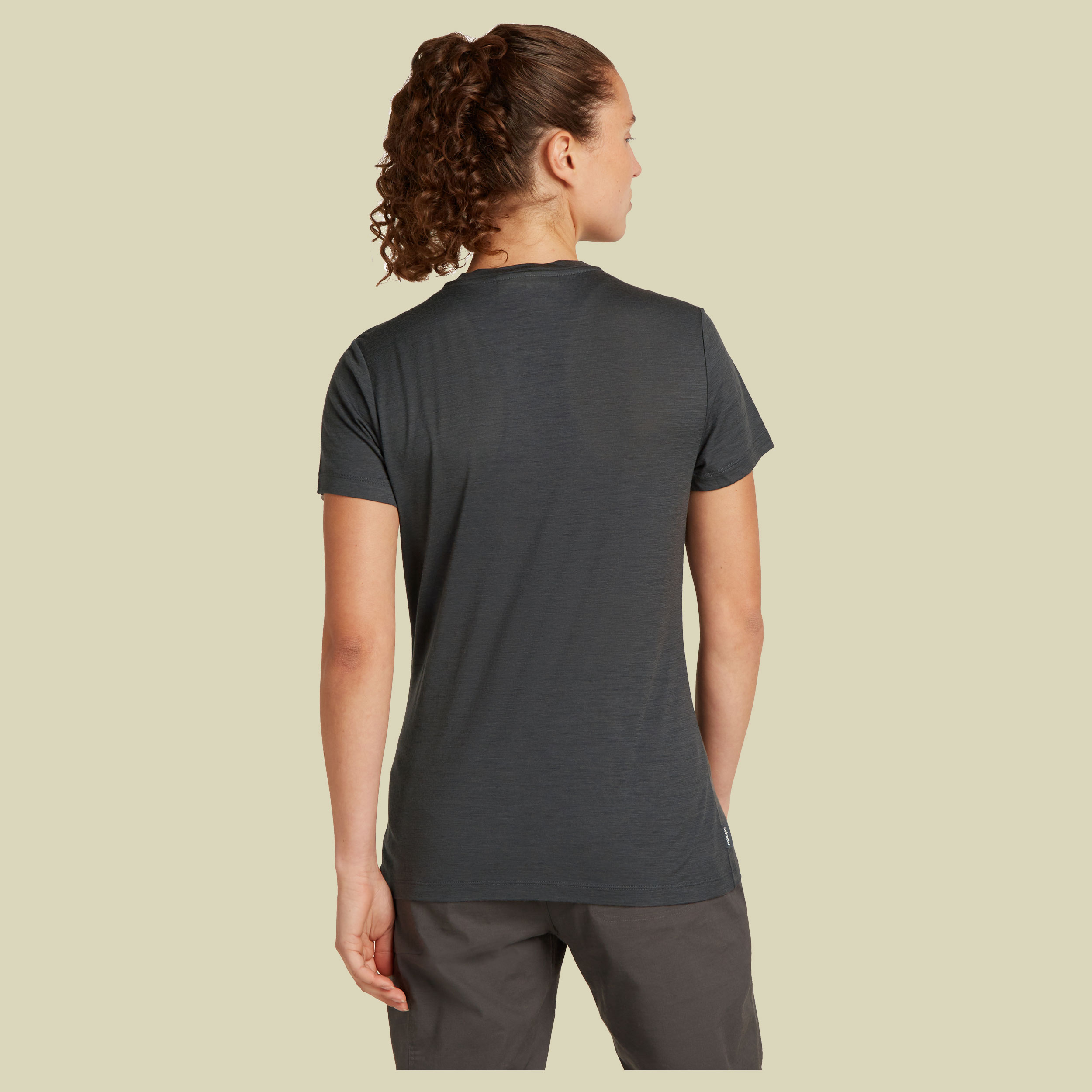 Merino 150 Tech Lite III SS Tee Sunrise Summit Women L grün - obsidian