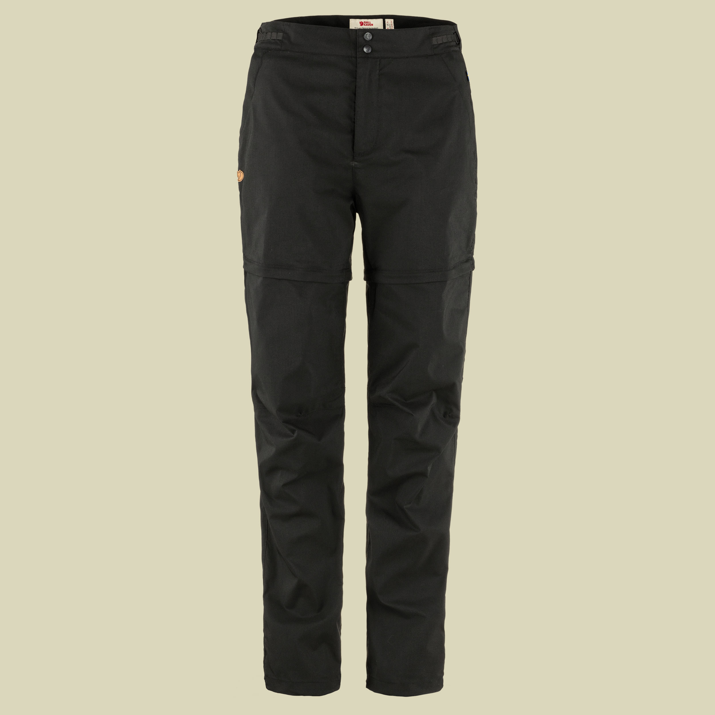 Abisko Hike Zip-off Trousers Women 40 schwarz - black