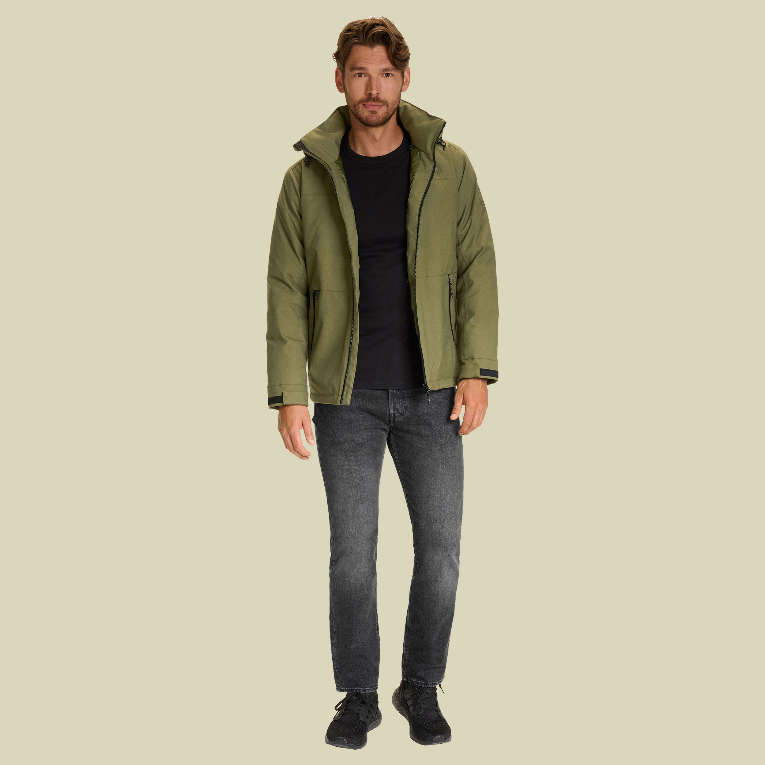 Marton M's Hardshell Down Jacket M grün - winter moss