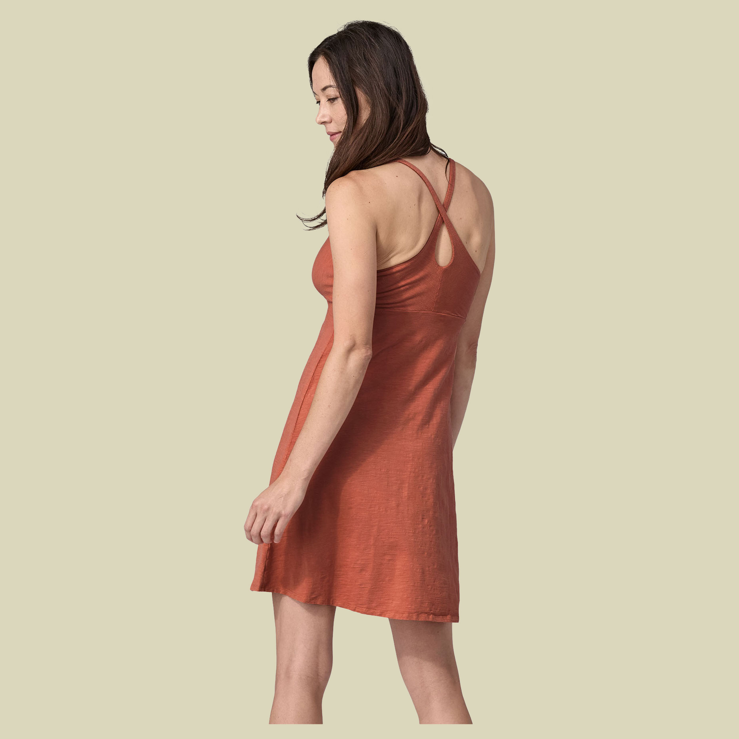 Amber Dawn Dress Women gelb M - sienna clay