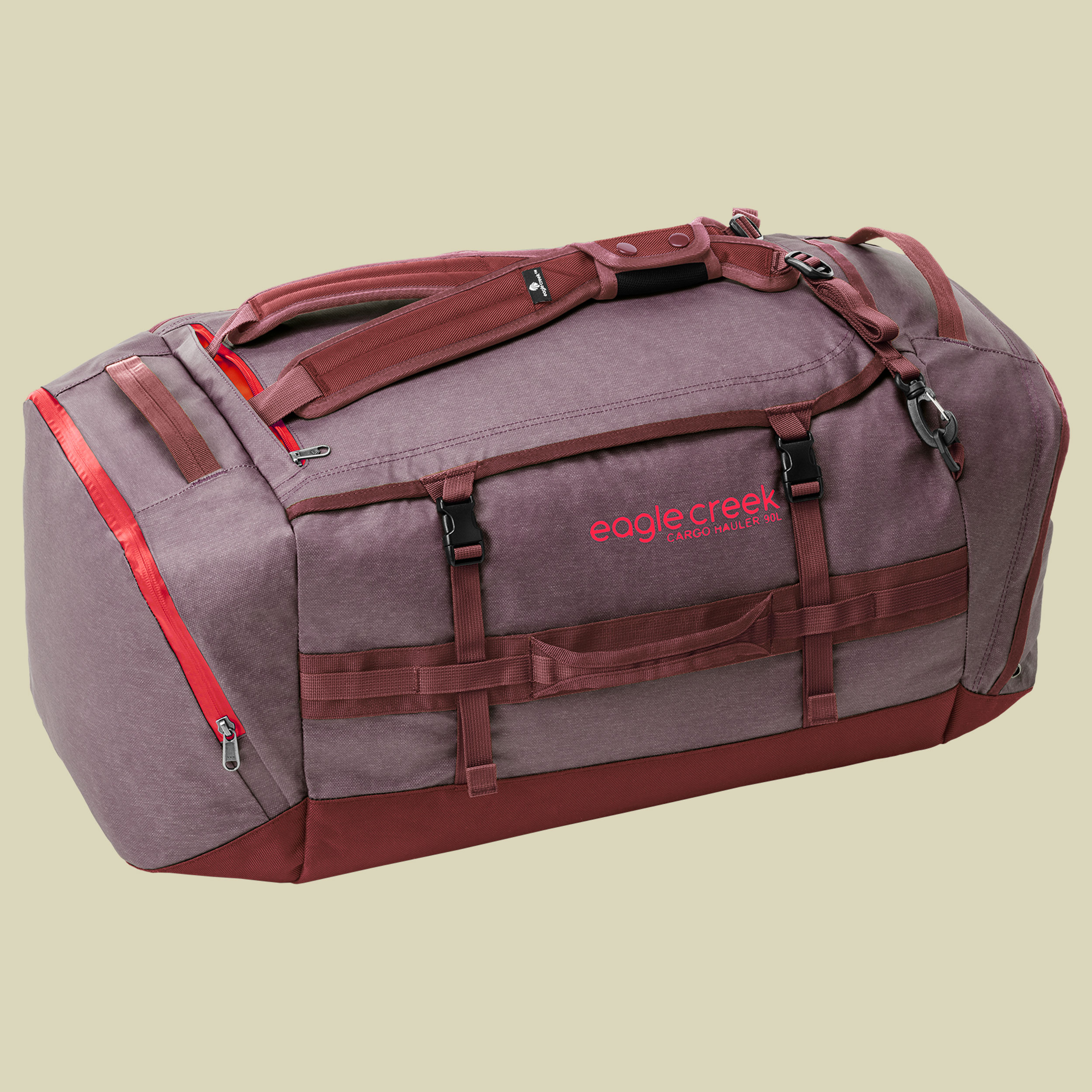 Cargo Hauler Duffel 90L rot 90 - Farbe currant