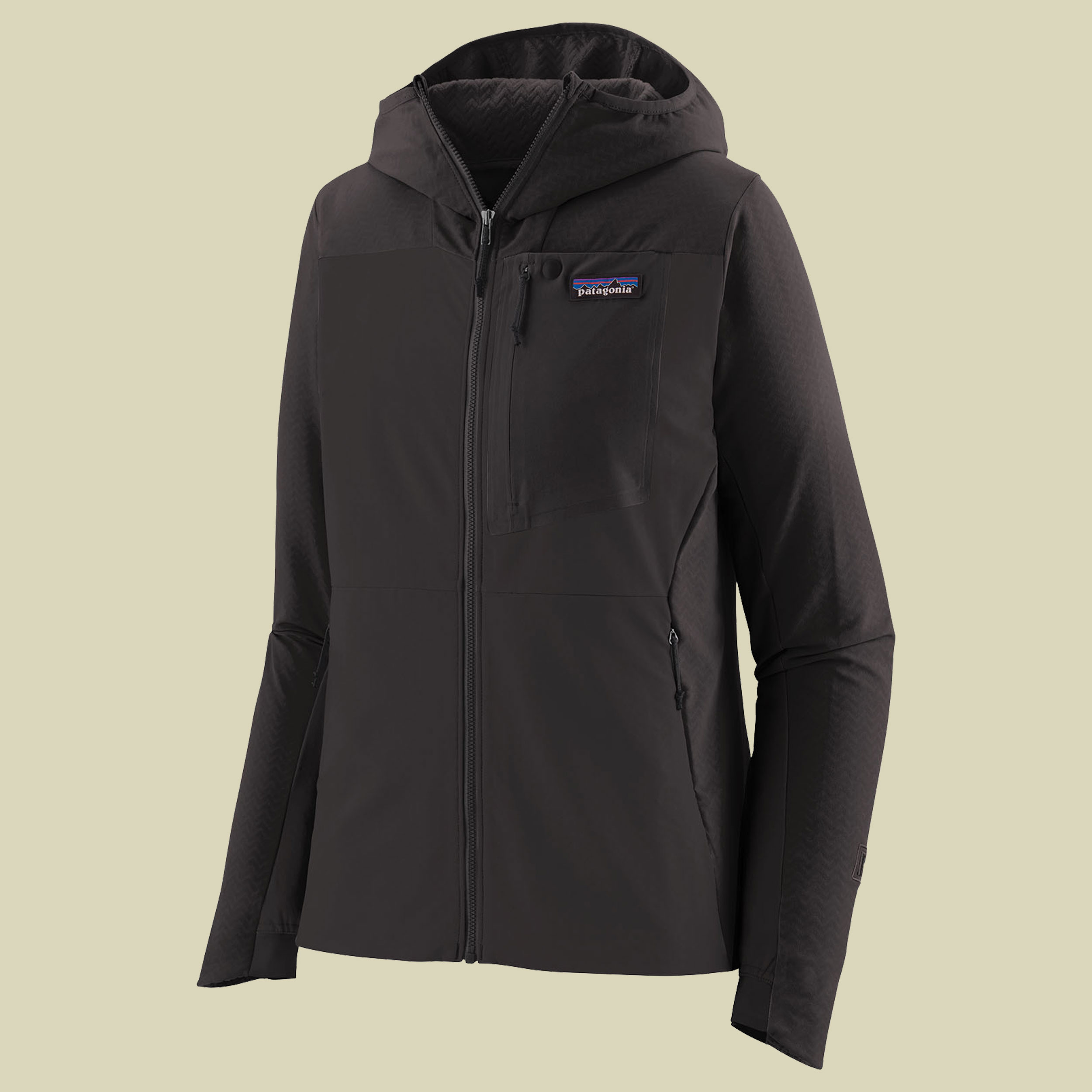 R1 CrossStrata Hoody Women schwarz M - black