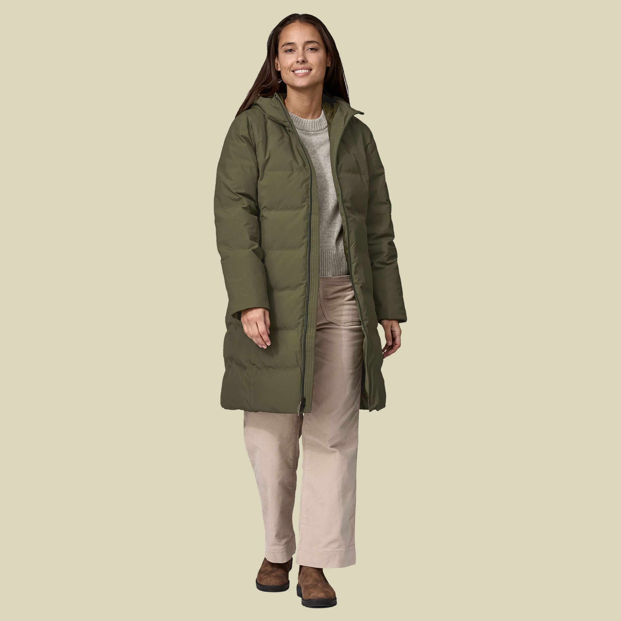 Jackson Glacier Parka Women L grün - basin green