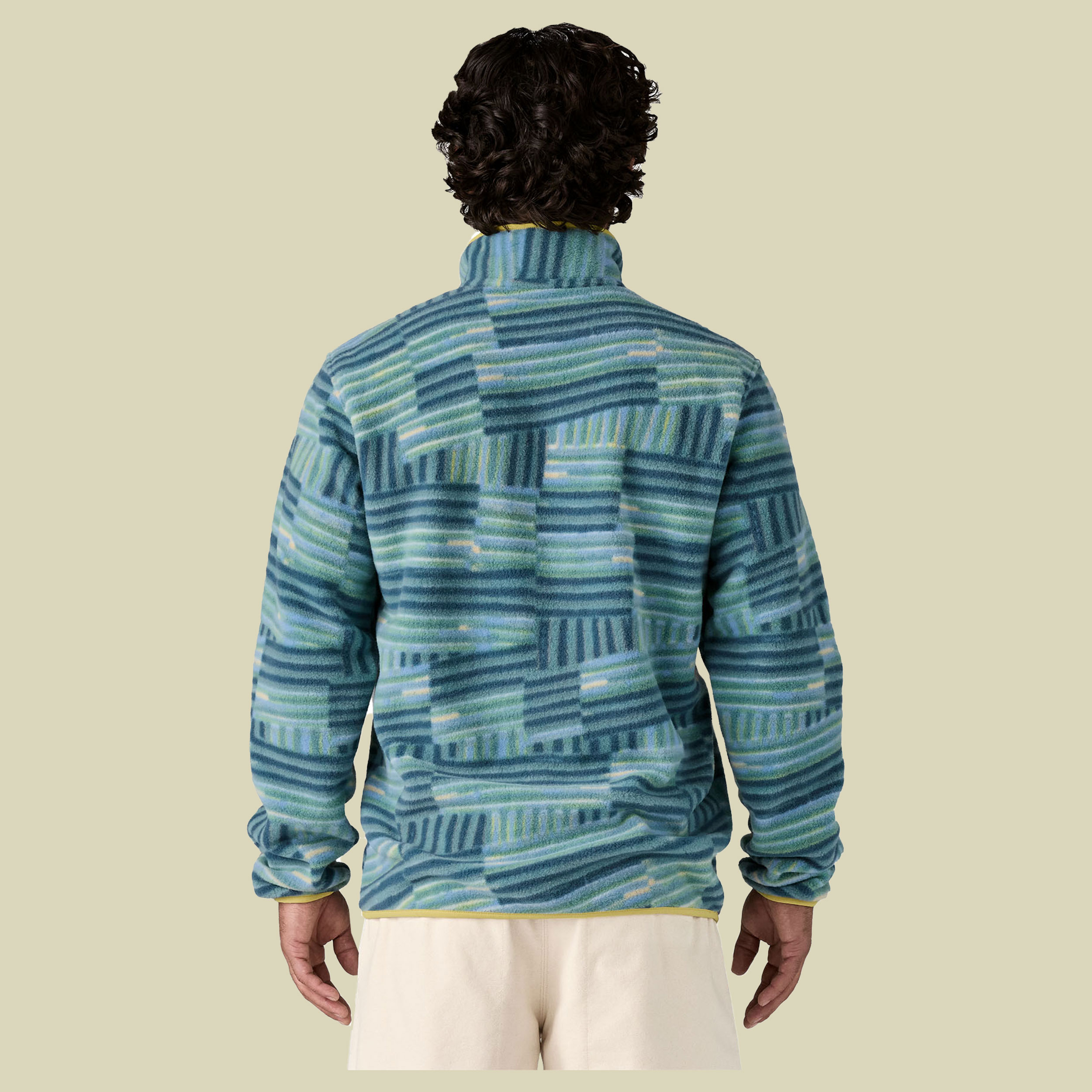 Lightweight Synch Snap-T Pullover Men mehrfarbig 2 Größe S - Farbe quilty fitz/wetland blue