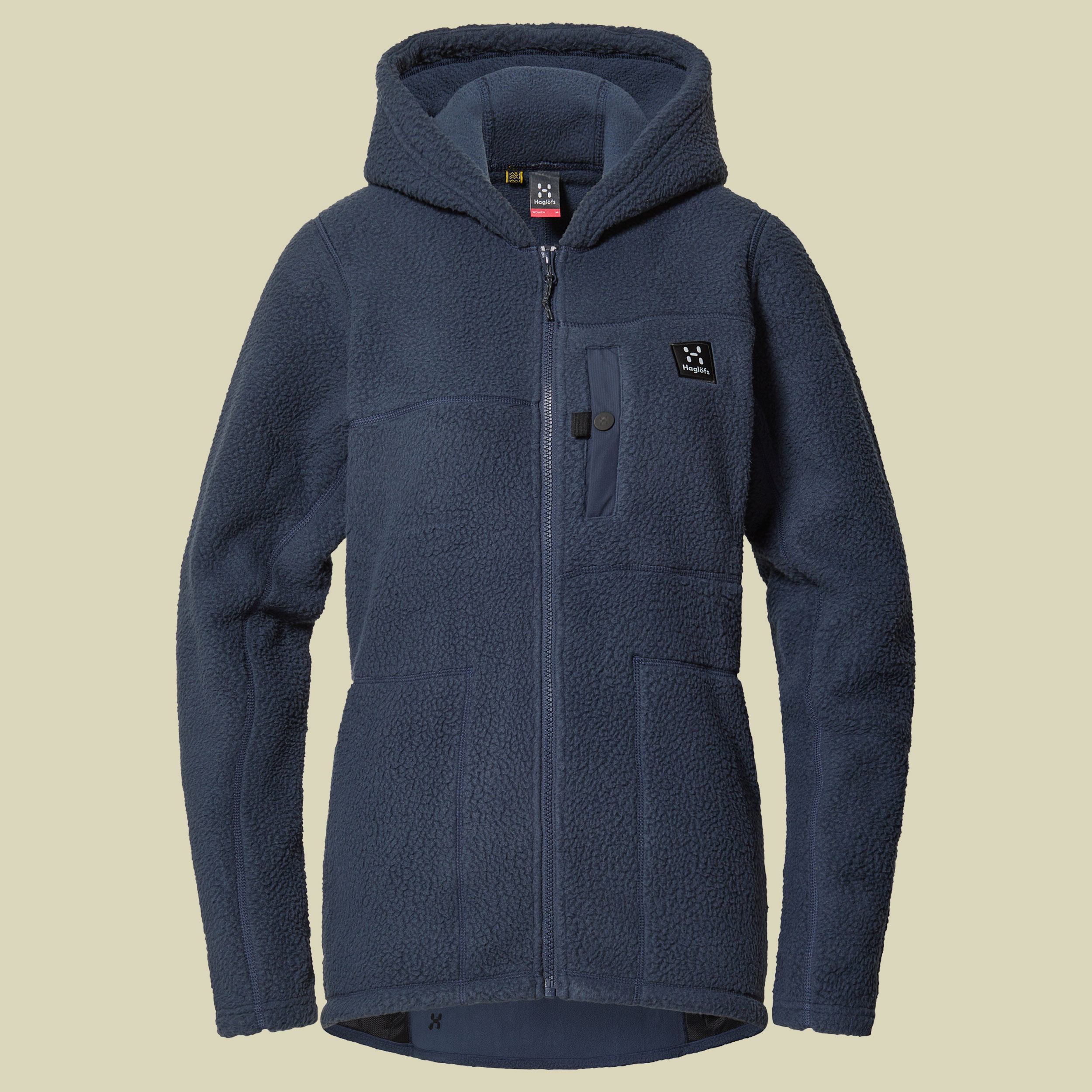 Malung Pile Hood Women Größe S Farbe tarn blue