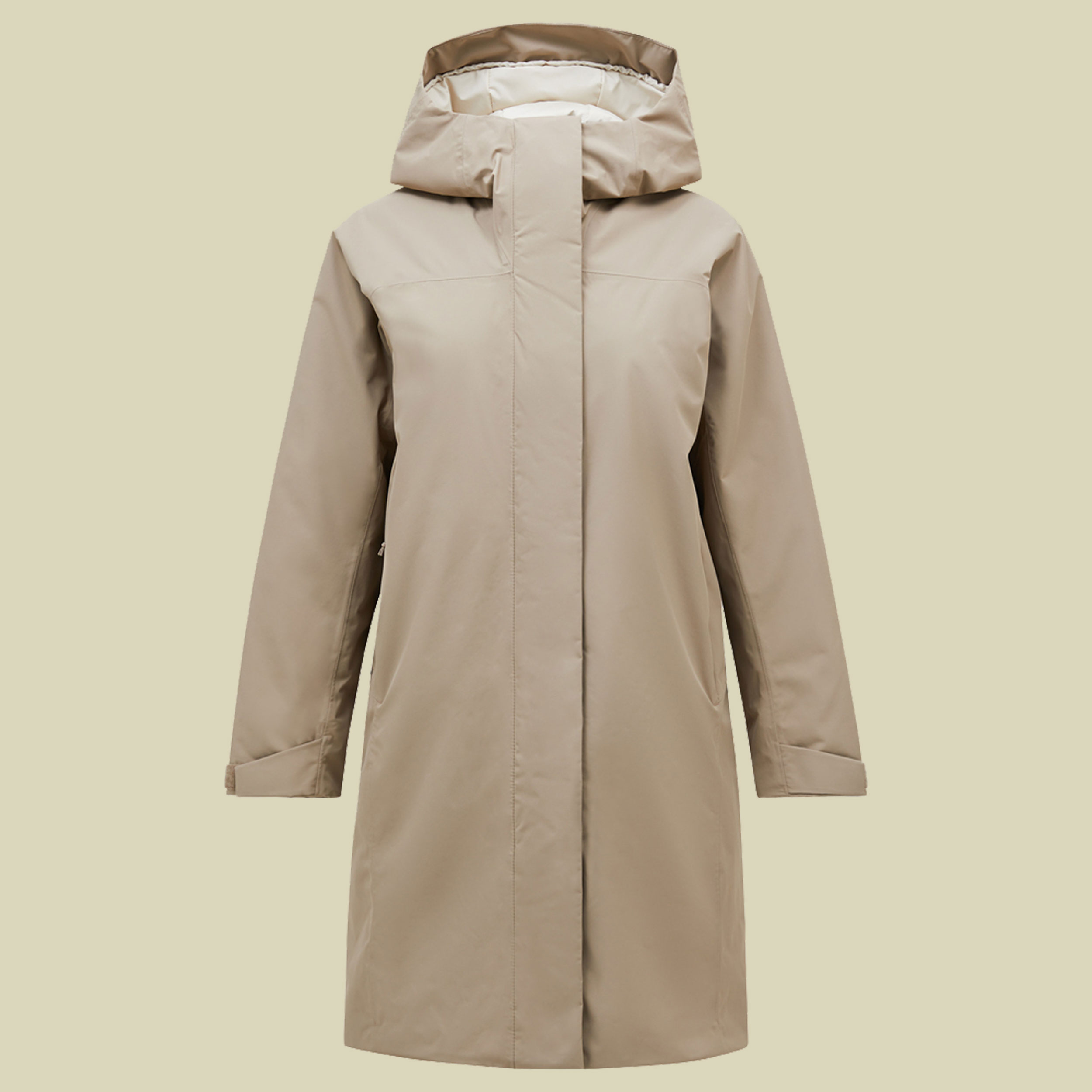 Treeline Insulated Parka Women L beige - avid beige