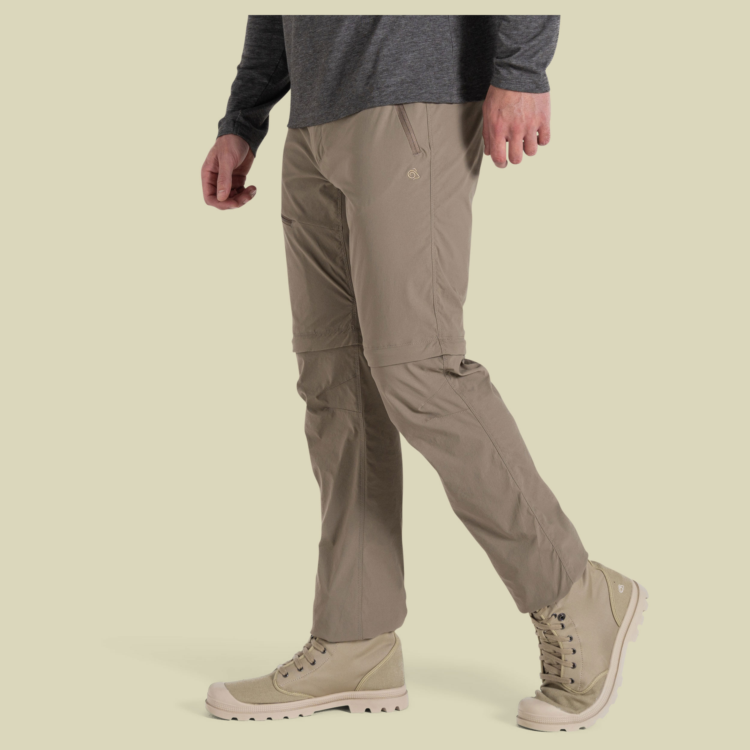 NosiLife Pro Convertible Trouser III Men 26 beige - pepple