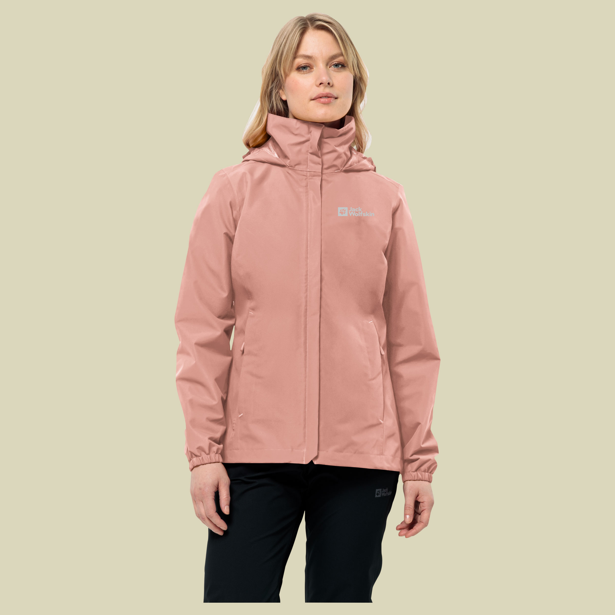 Stormy Point 2L Jacket Women rosa L - rose dawn