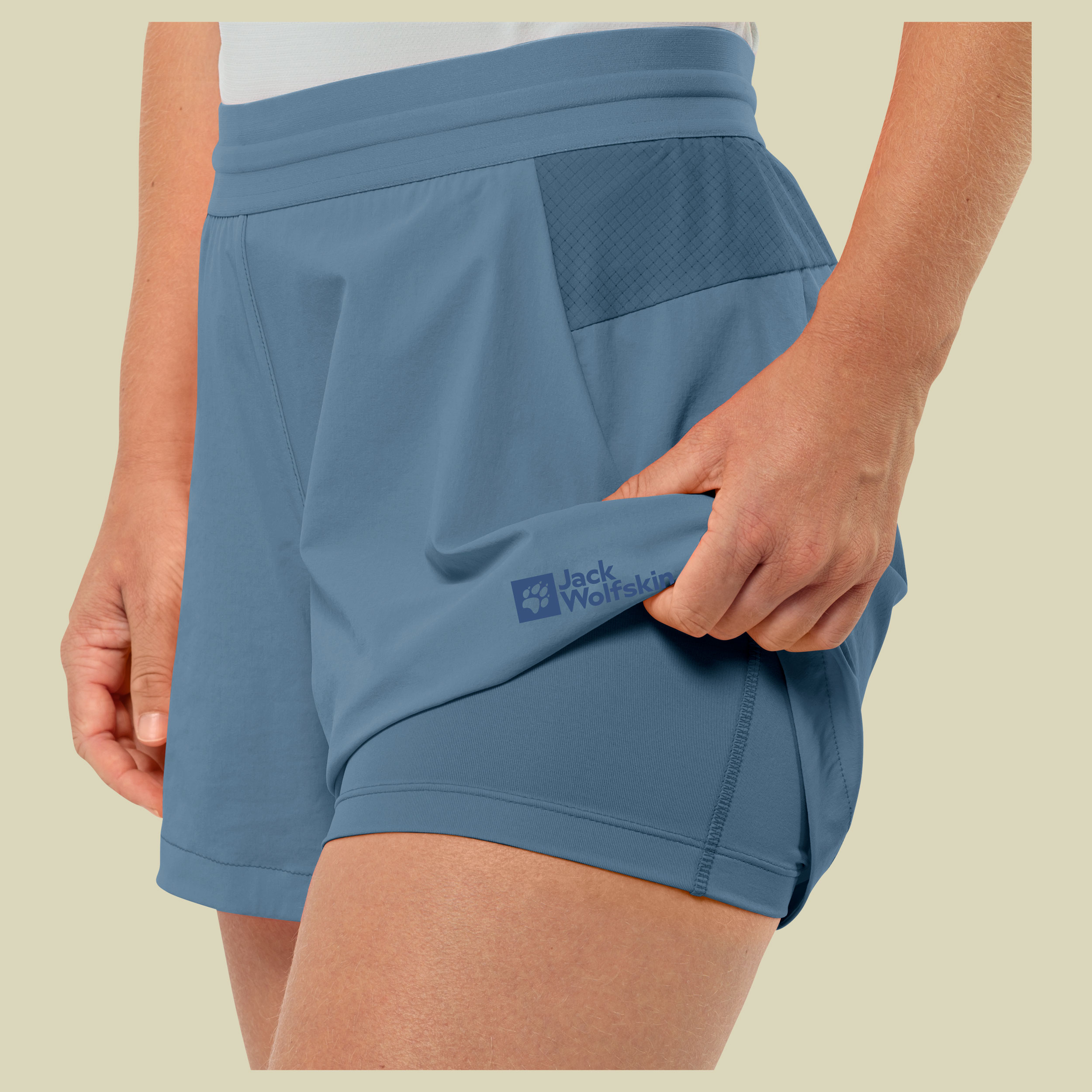 Prelight 2in1 Shorts Women XS blau - elemental blue