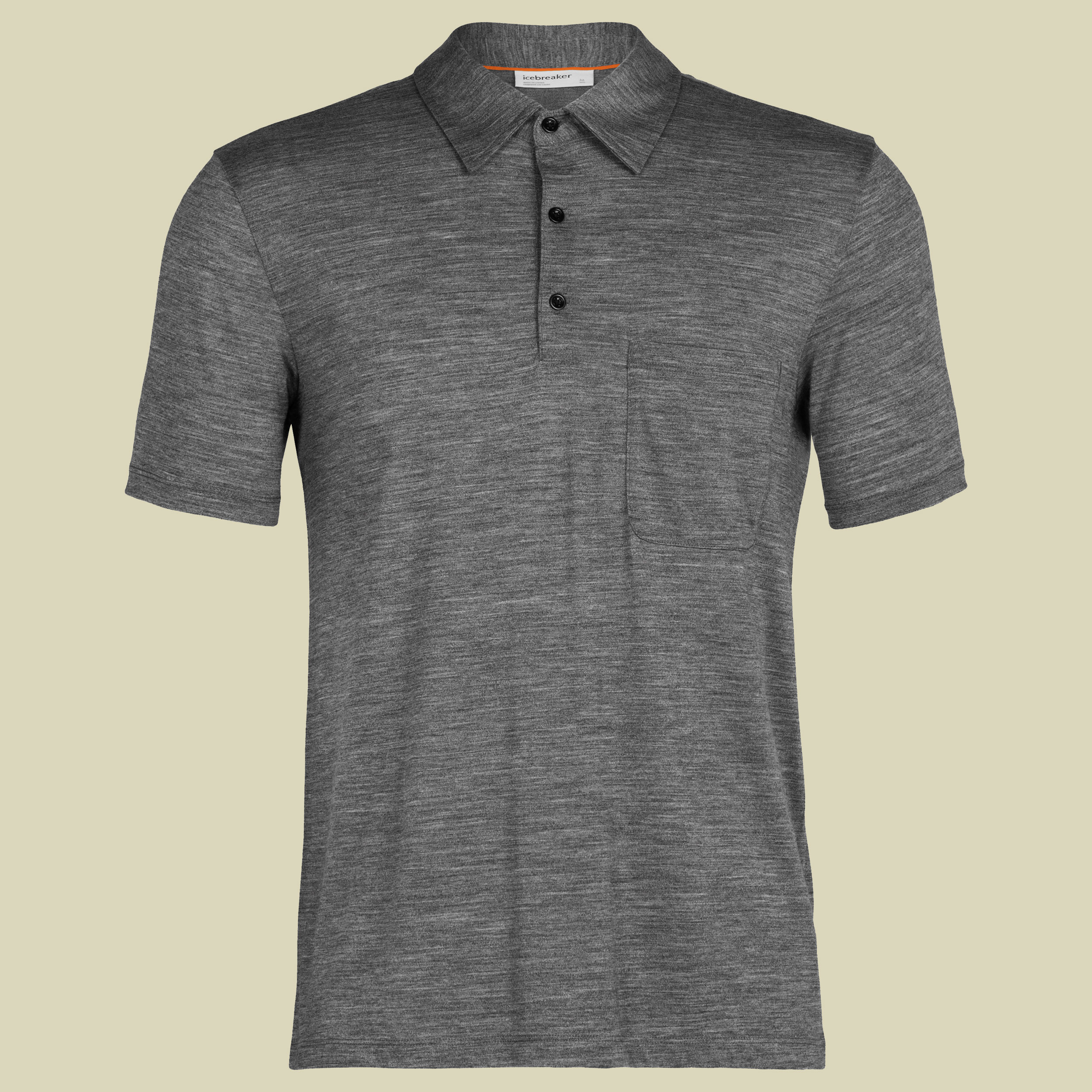 Drayden SS Polo Men M grau - gritstone HTHR