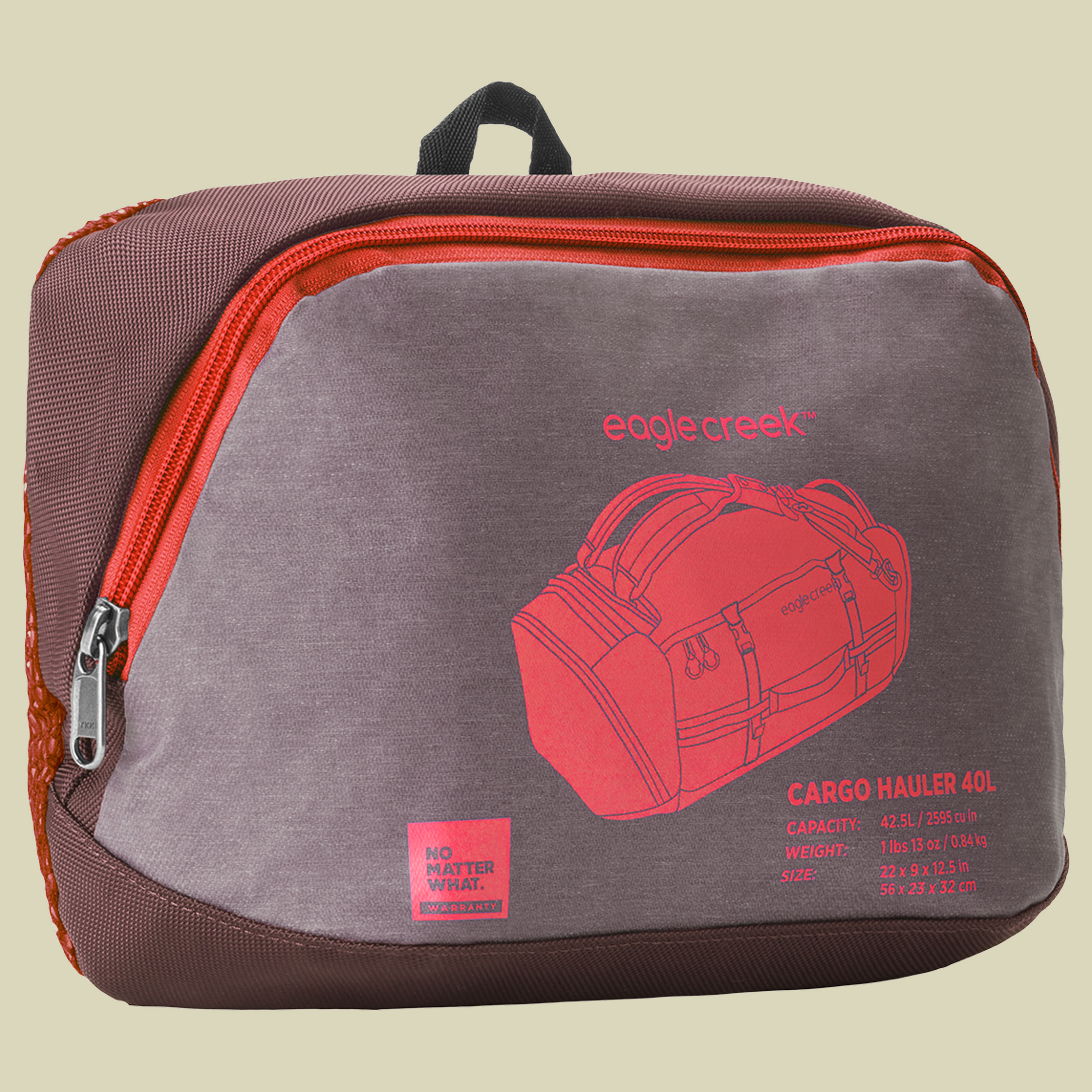 Cargo Hauler Duffel 40L rot 40 - Farbe currant