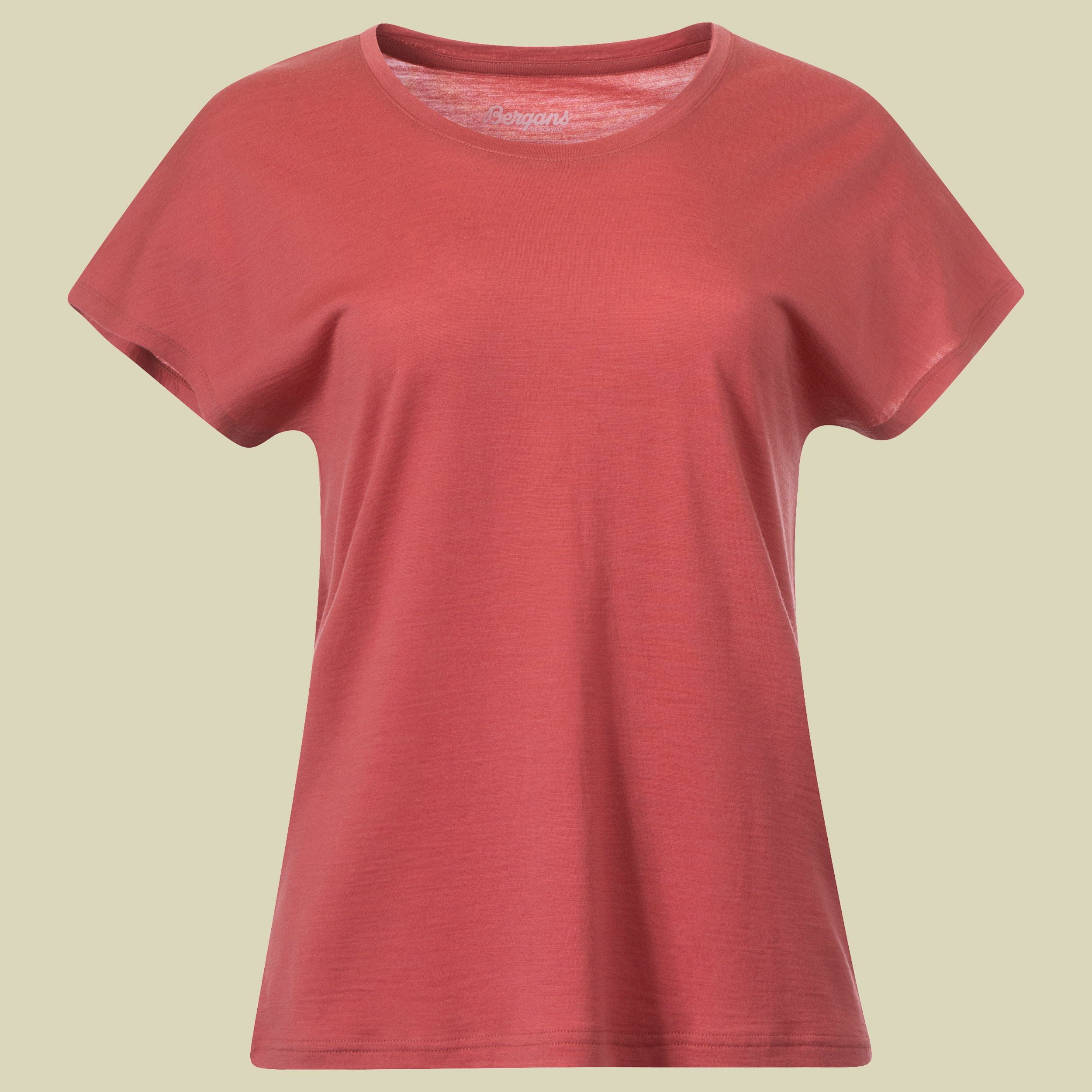 Whenever Merino Tee Women Größe L  Farbe rusty dust