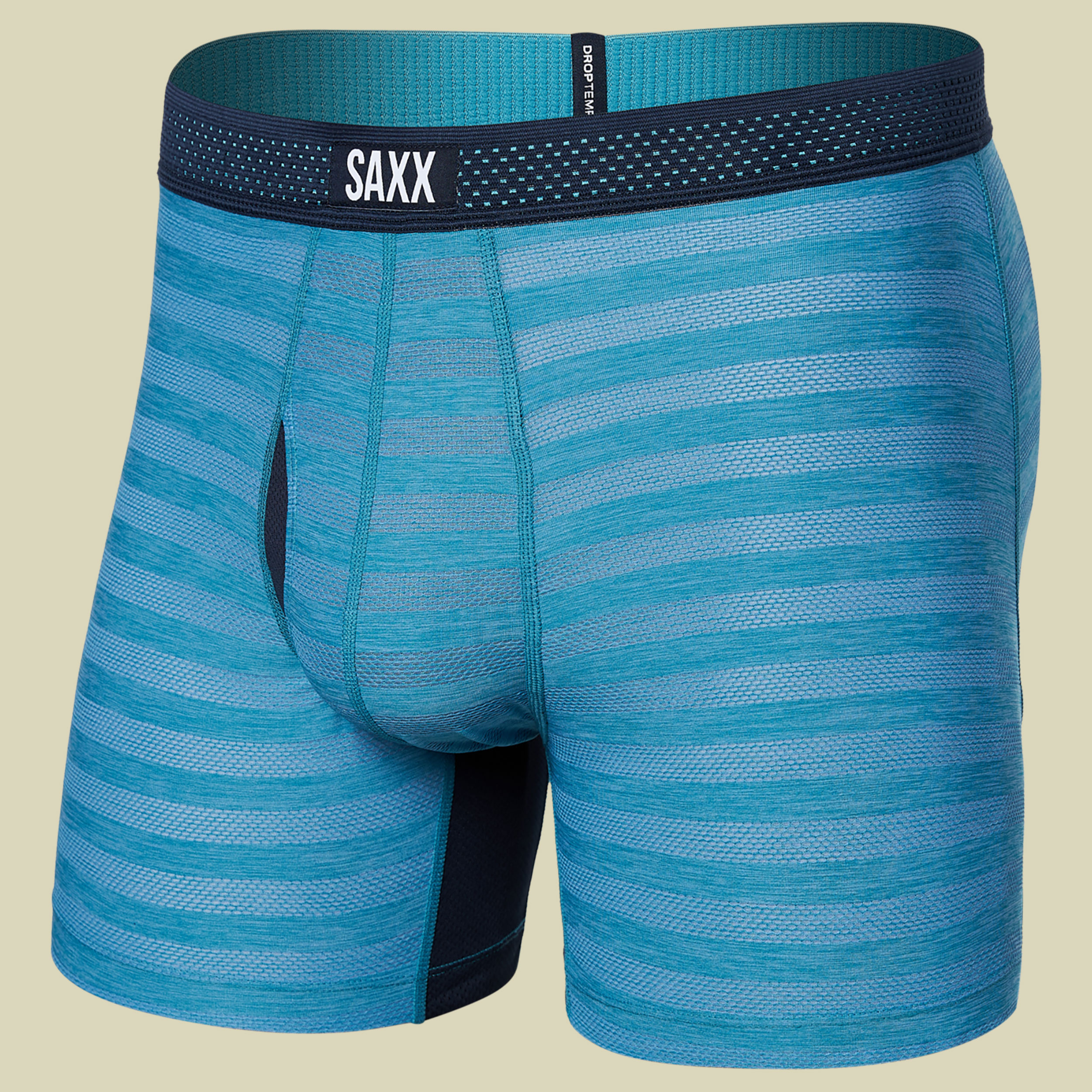 Droptemp Cooling  Mesh Boxer Brief Fly blau XL - blue moon heather