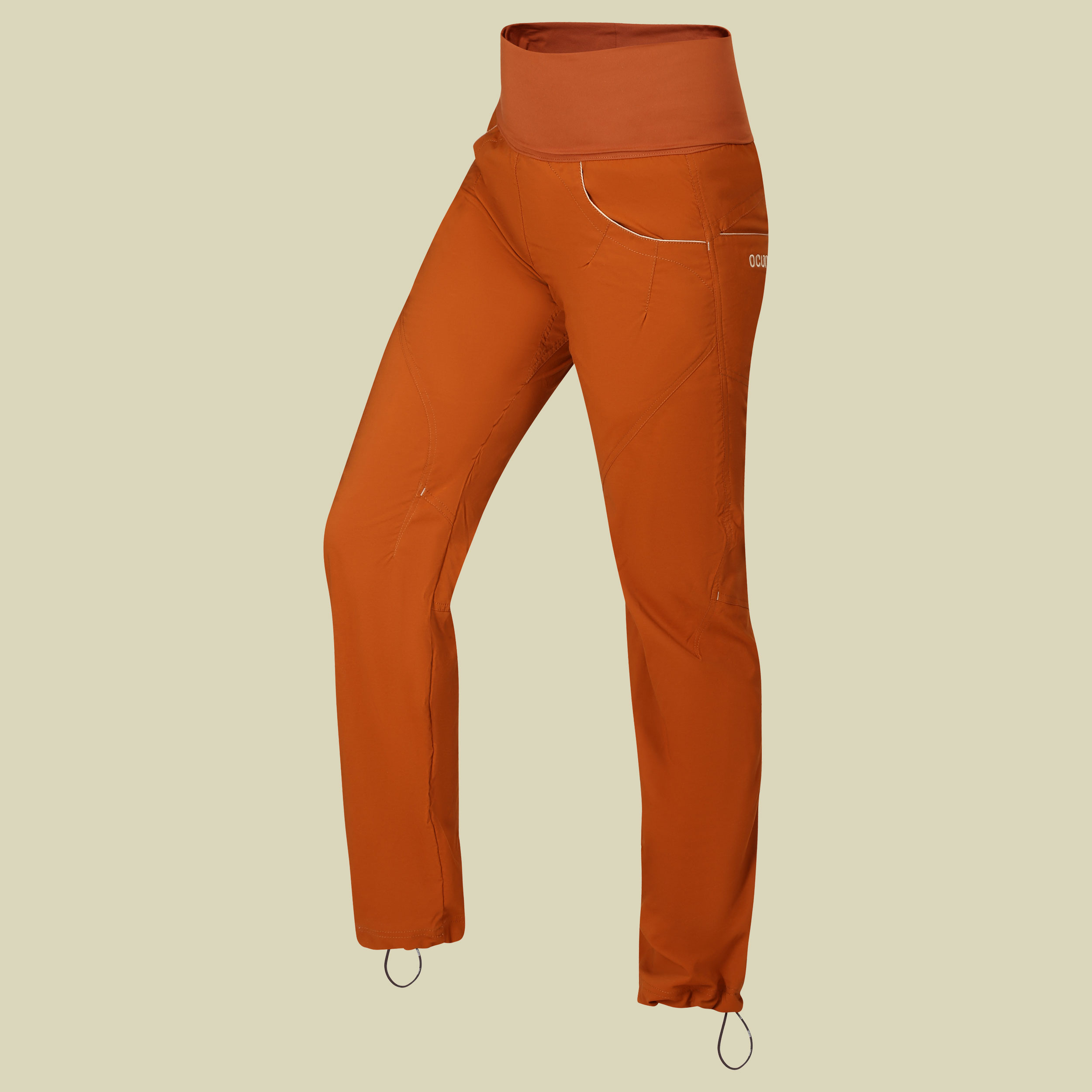 Noya Eco Pants Women orange S - caramel cafe