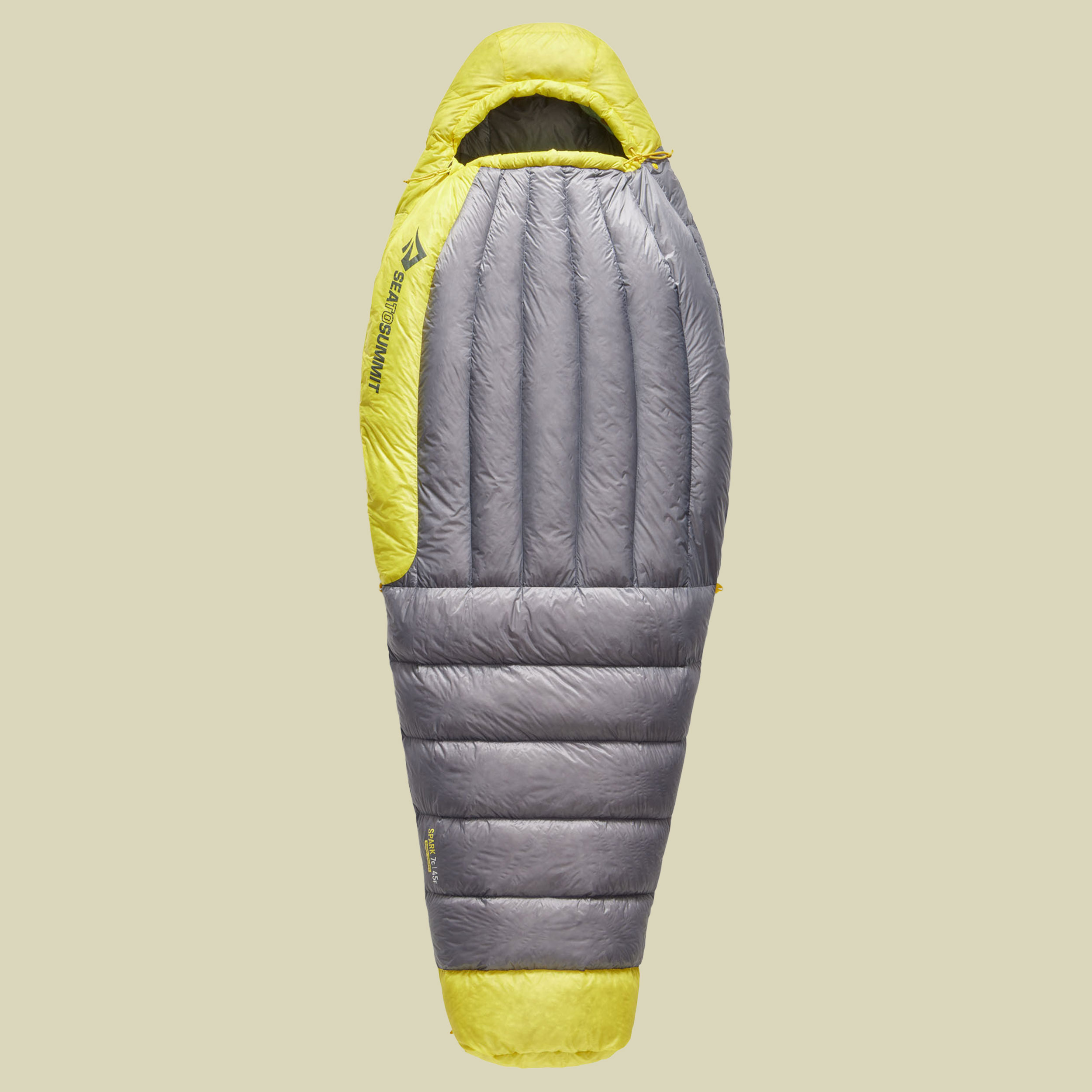 Spark Women´s 7C Down Sleeping Bag 170 cm grau - regular pewter grey