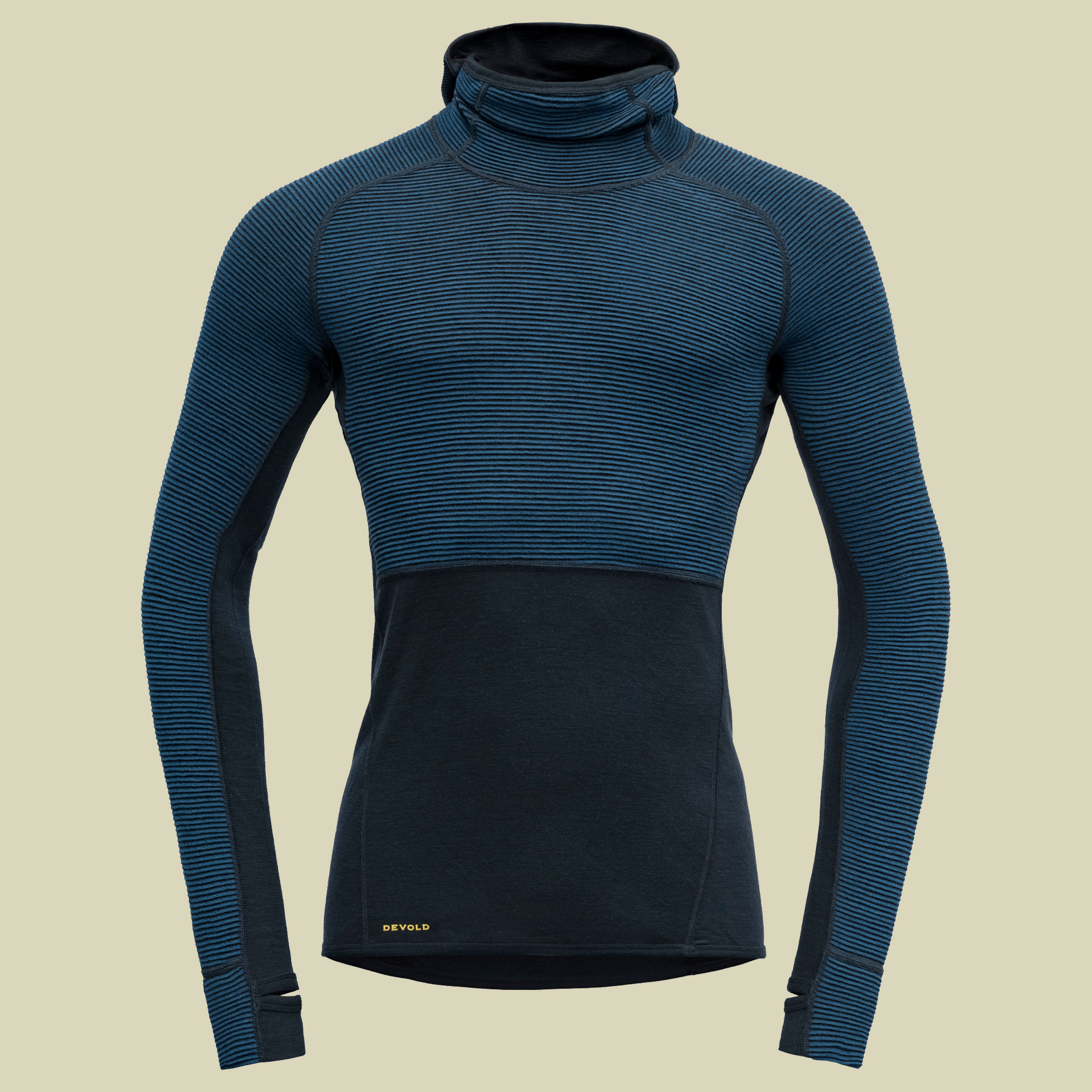 Tuvegga Sport Air Merino Hoodie Man Größe S Farbe flood