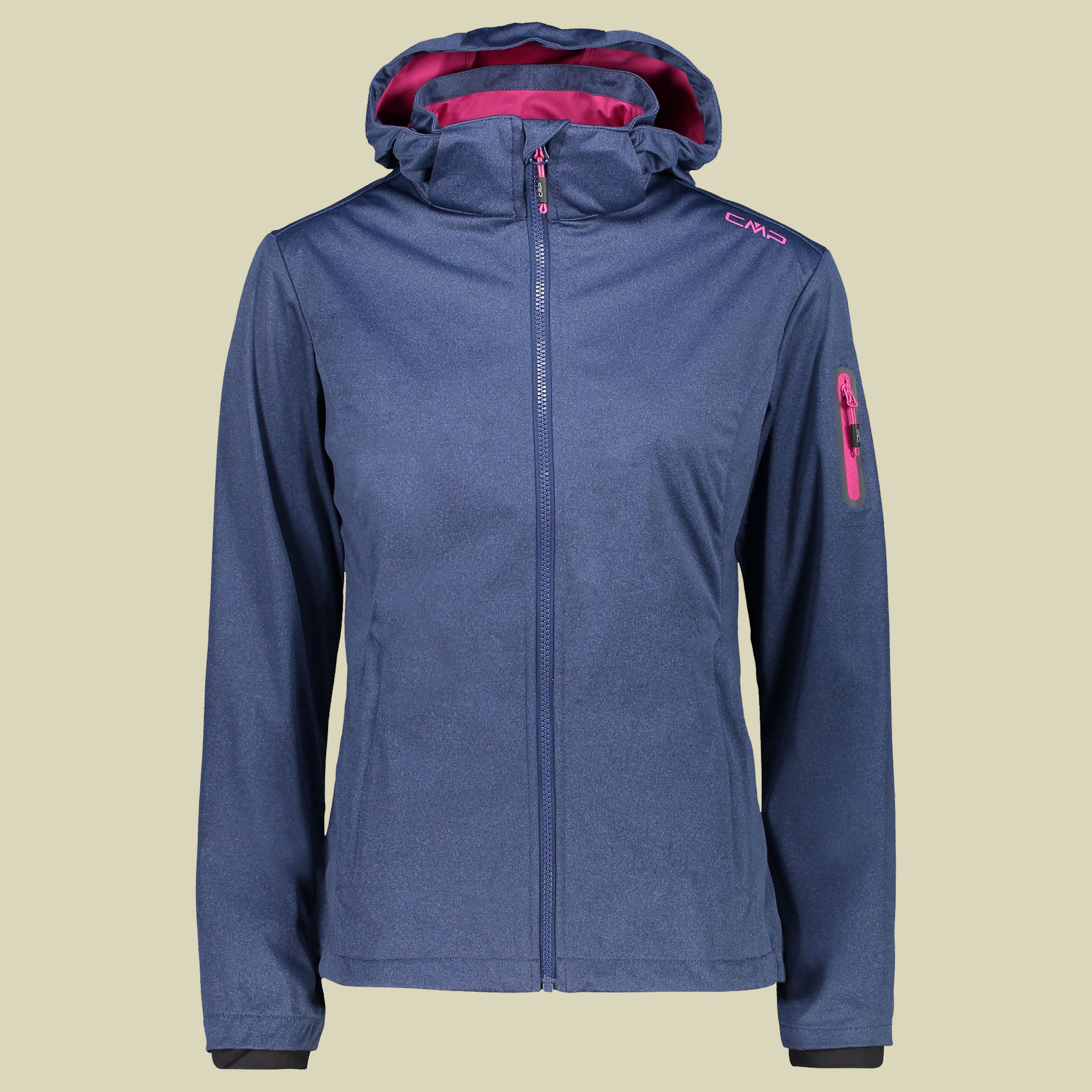 Woman Jacket Zip Hood Light Softshell M 39A5016M Größe 40 Farbe  07MC marine mel-geraneo