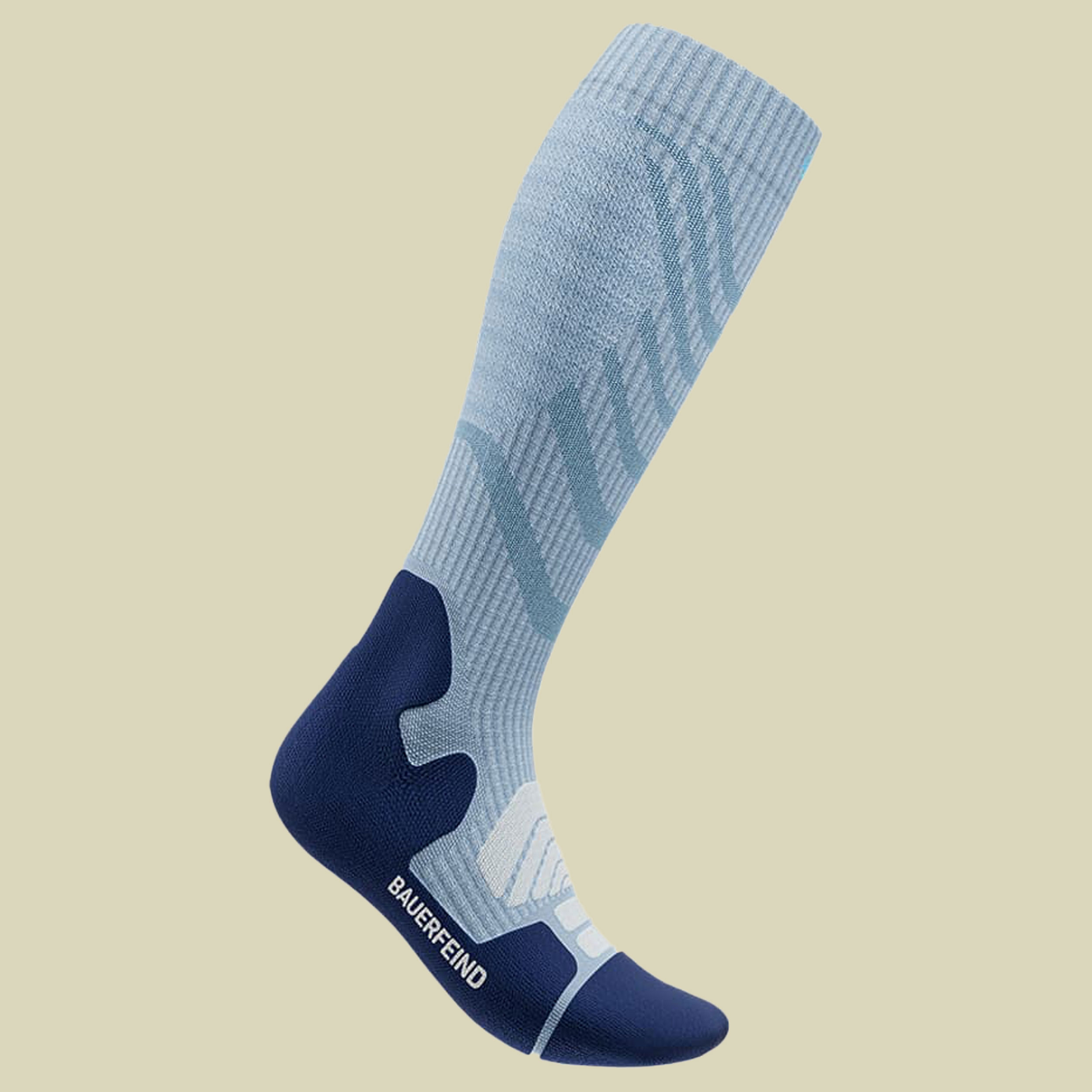 Outdoor Merino Compression Socks Women 39-42 S blau - sky blue