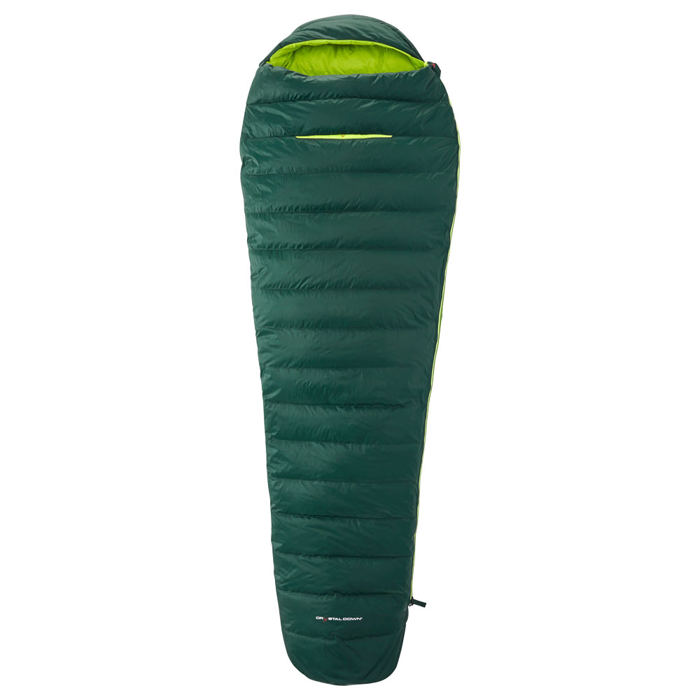 Tension Mummy 500 bis Körpergröße 175 cm (M) Farbe scarab-lime , Reißverschluss links