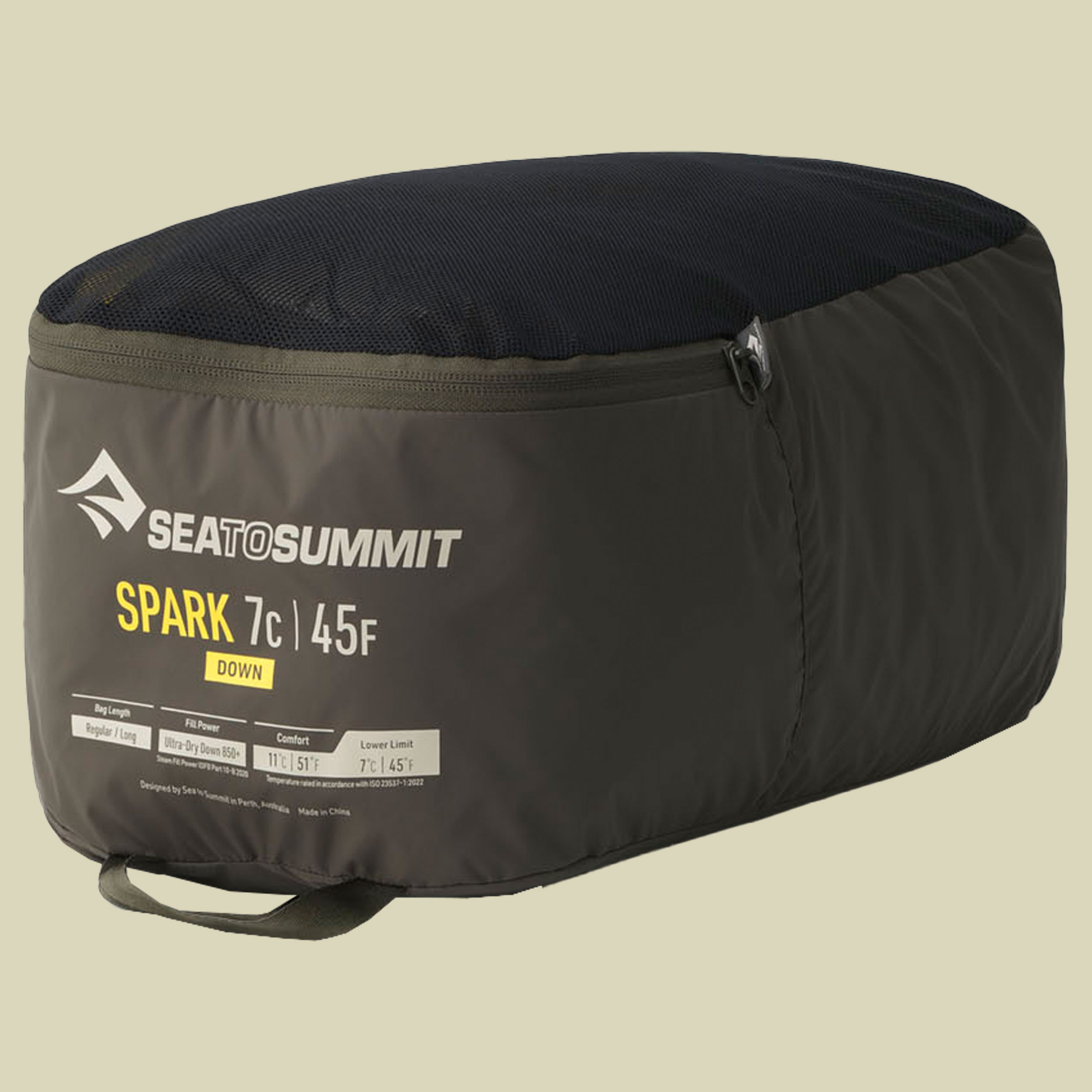 Spark 7C Down Sleeping Bag 198 cm schwarz - long beluga black