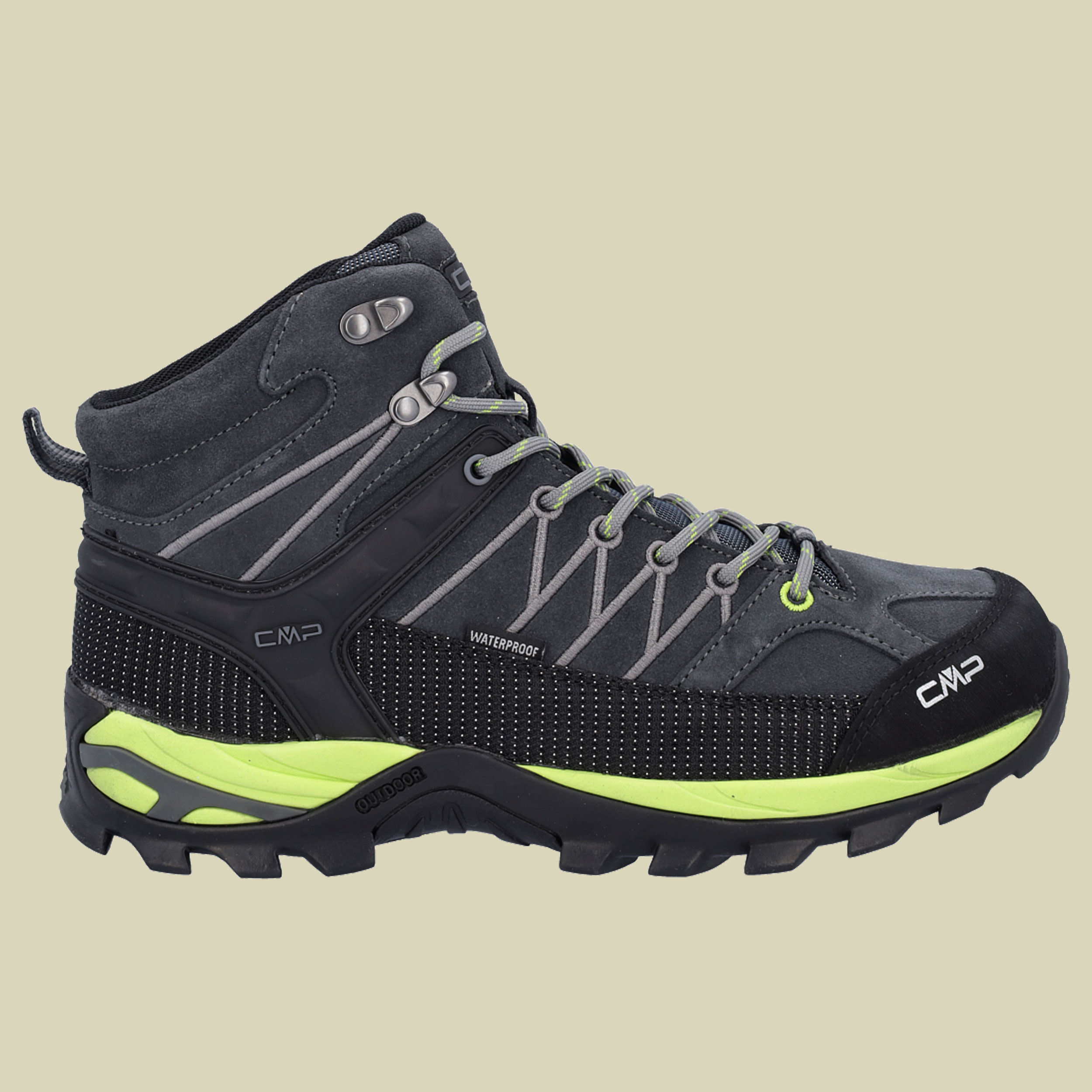 Rigel Mid Trekking Shoes WP Men Größe 47 Farbe 72UN anthracite-limegreen