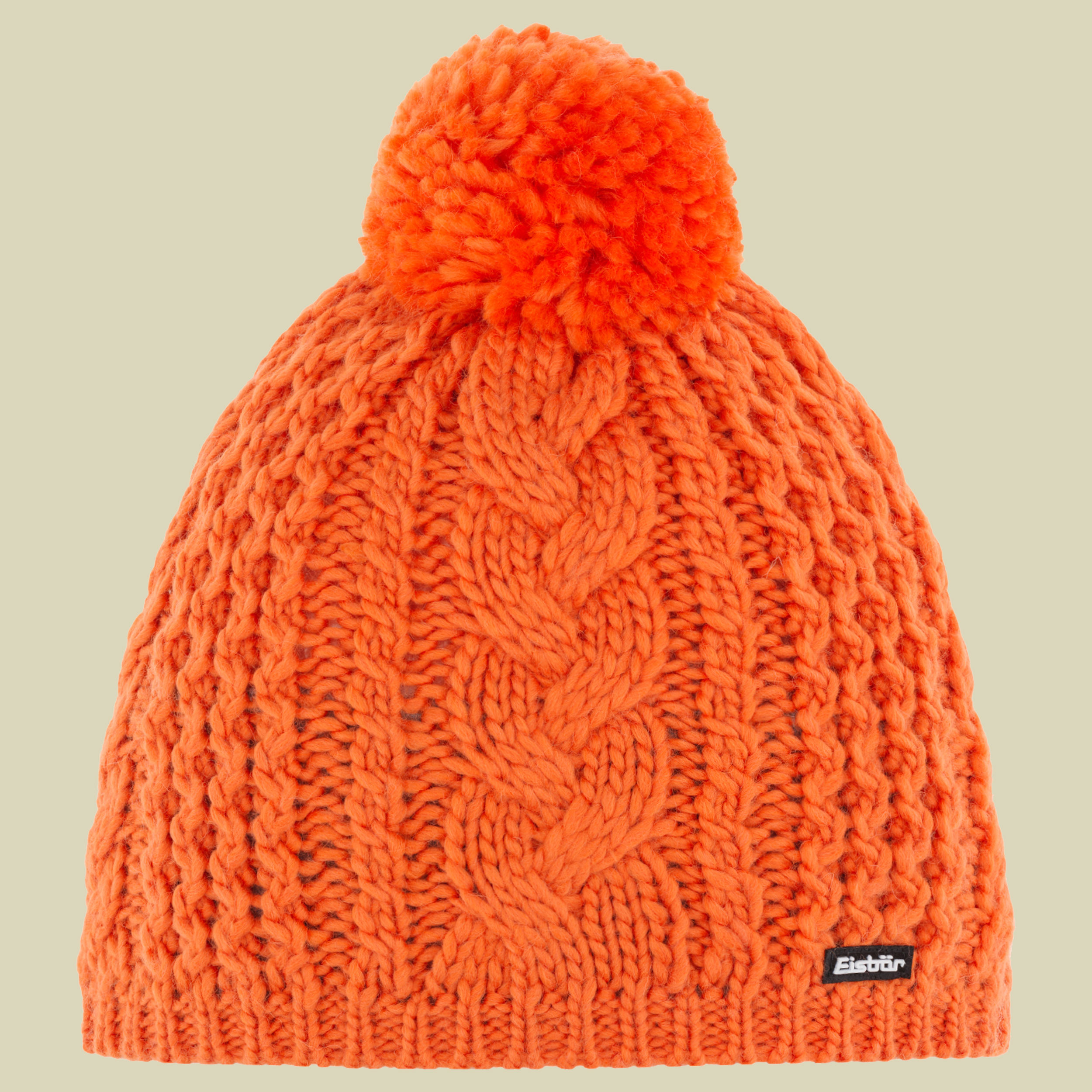 Afra Pompon MÜ orange one size - coral blaze