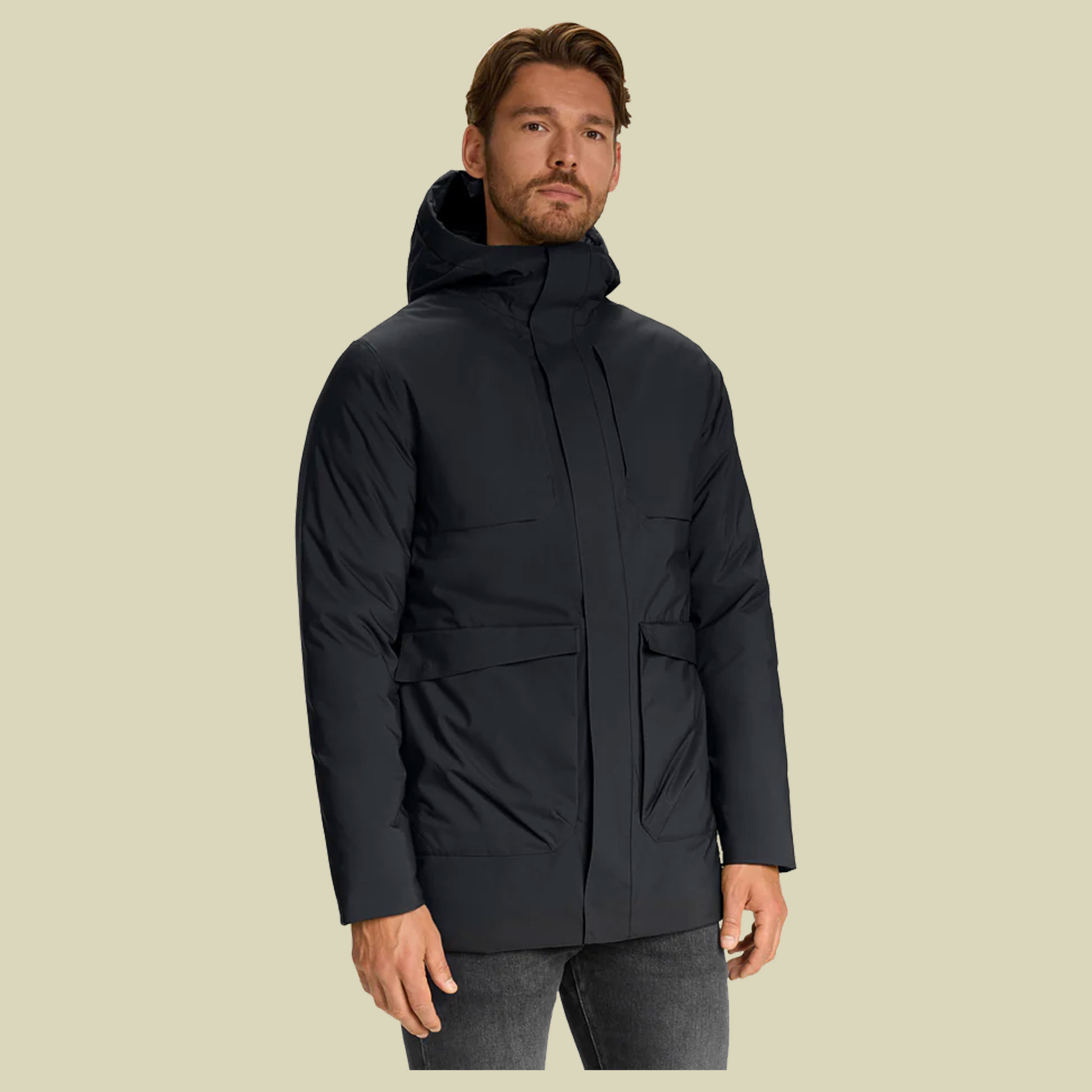 Jarvi M`s Down Parka XL schwarz - black