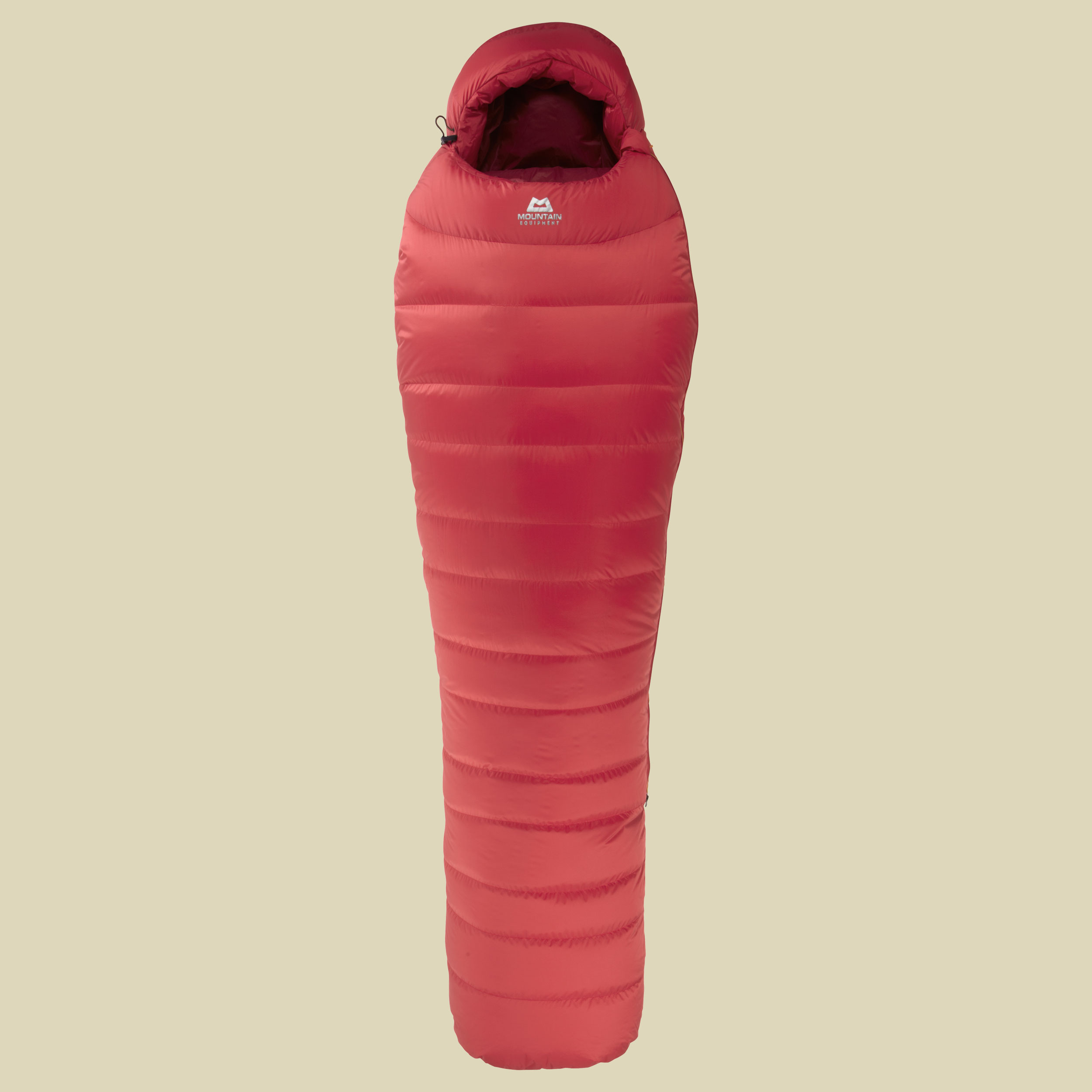 Glacier 700 bis Körpergröße Schlafsack 200 cm cm imperial red, Reißverschluss Schlafsack links