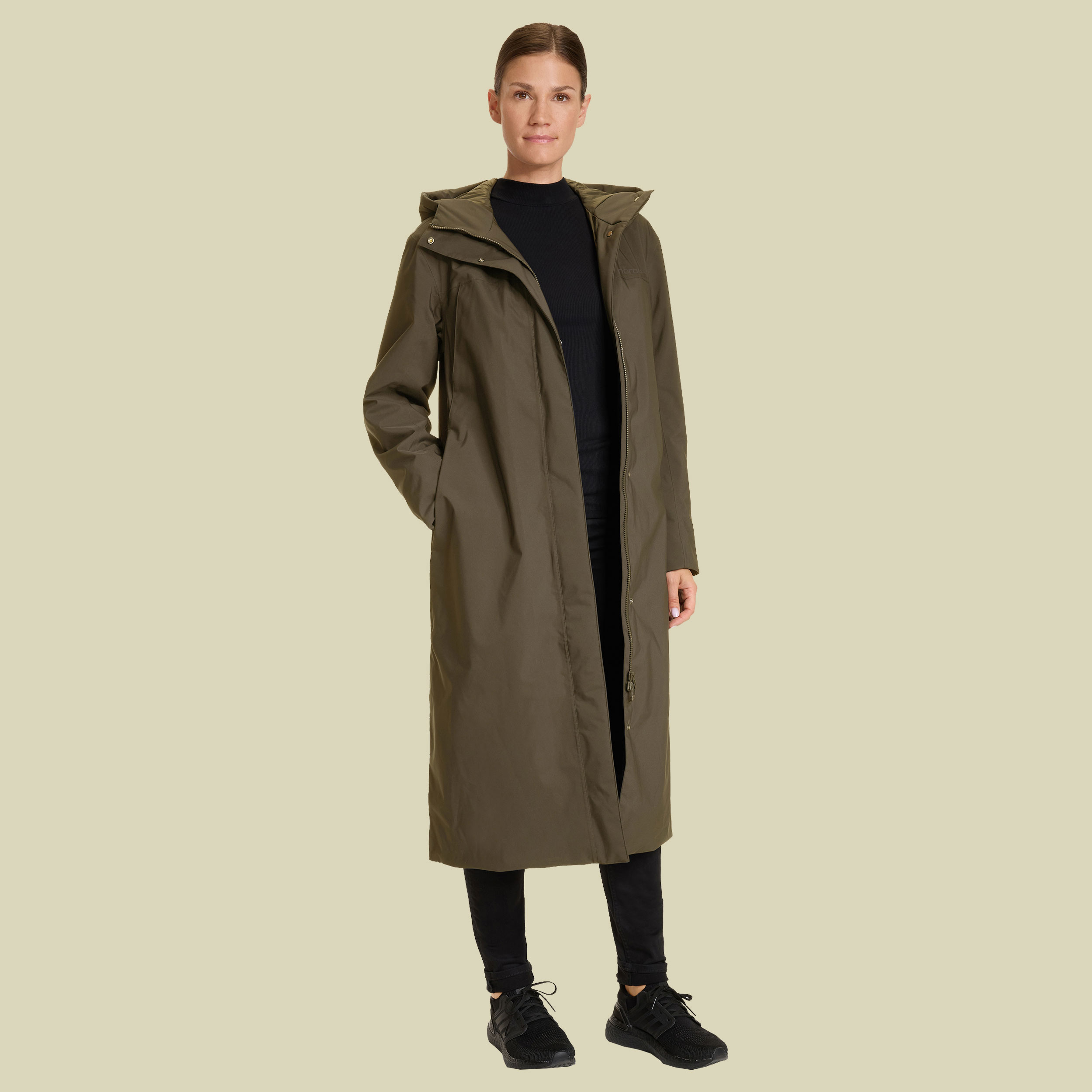 Mira W's Oversize Padded Coat S braun - capers