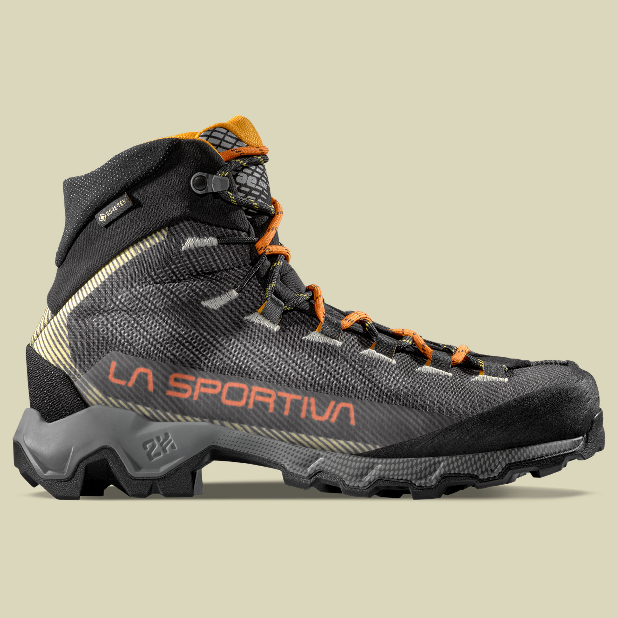 Aequilibrium Hike GTX Men 46 grau - carbon/papaya