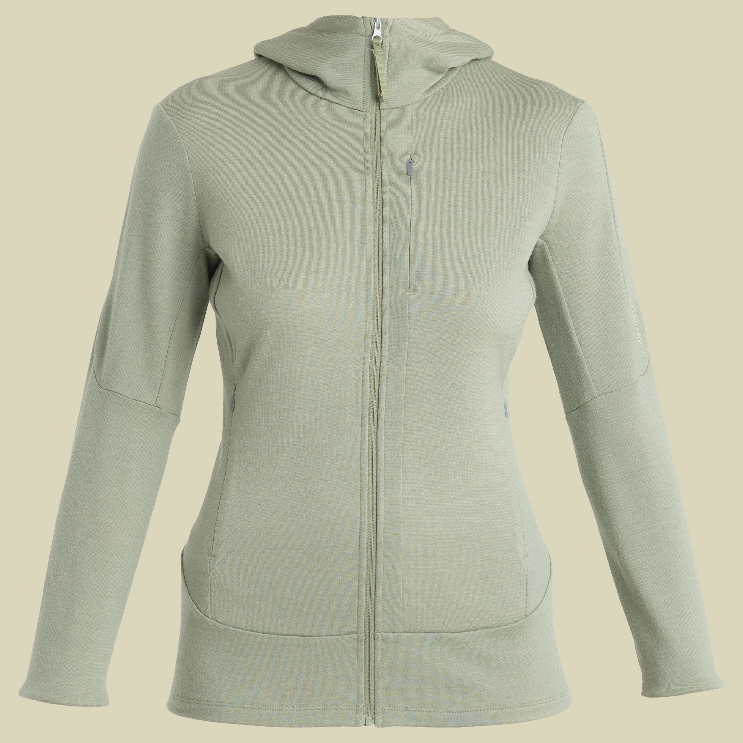 Merino 260 Quantum IV LS Zip Hoodie Women S grün II - lichen