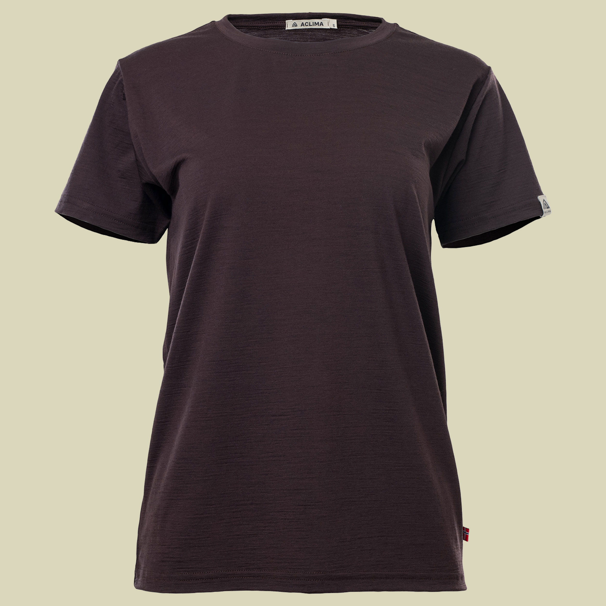 LightWool 180 Classic Tee Women L lila - chocolate plum