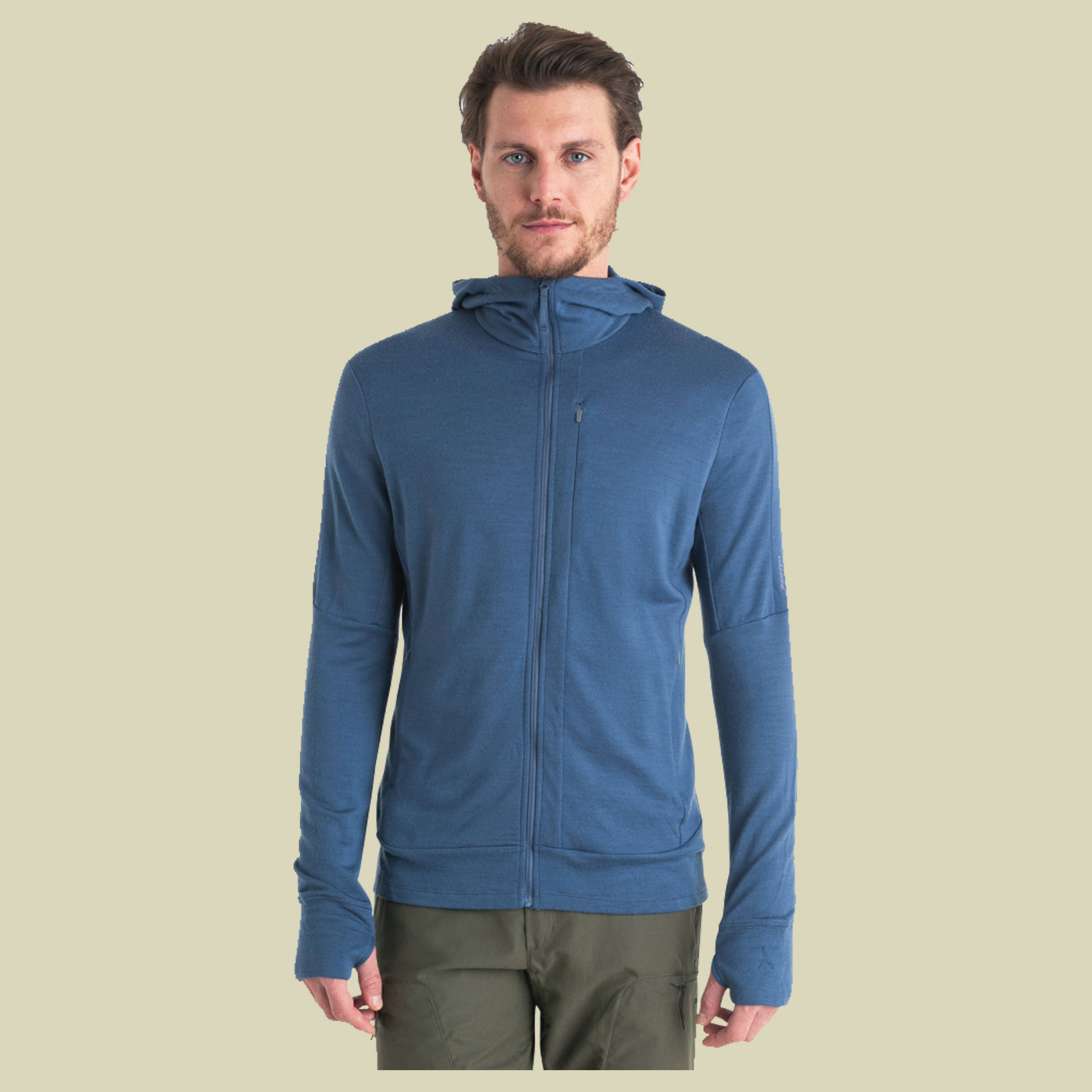 Merino 260 Quantum IV LS Zip Hoodie Men S blau - dawn