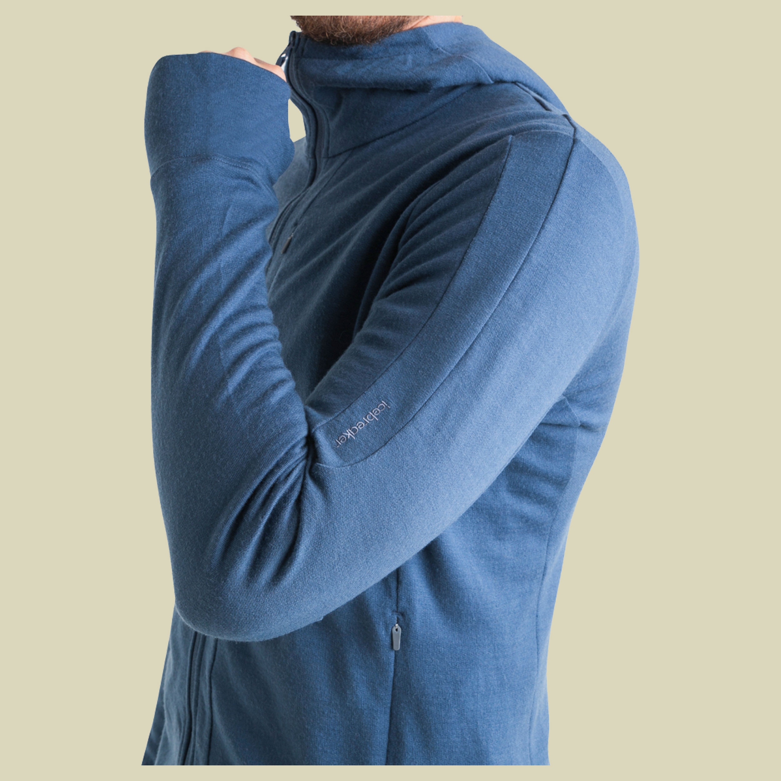 Merino 260 Quantum IV LS Zip Hoodie Men S blau - dawn