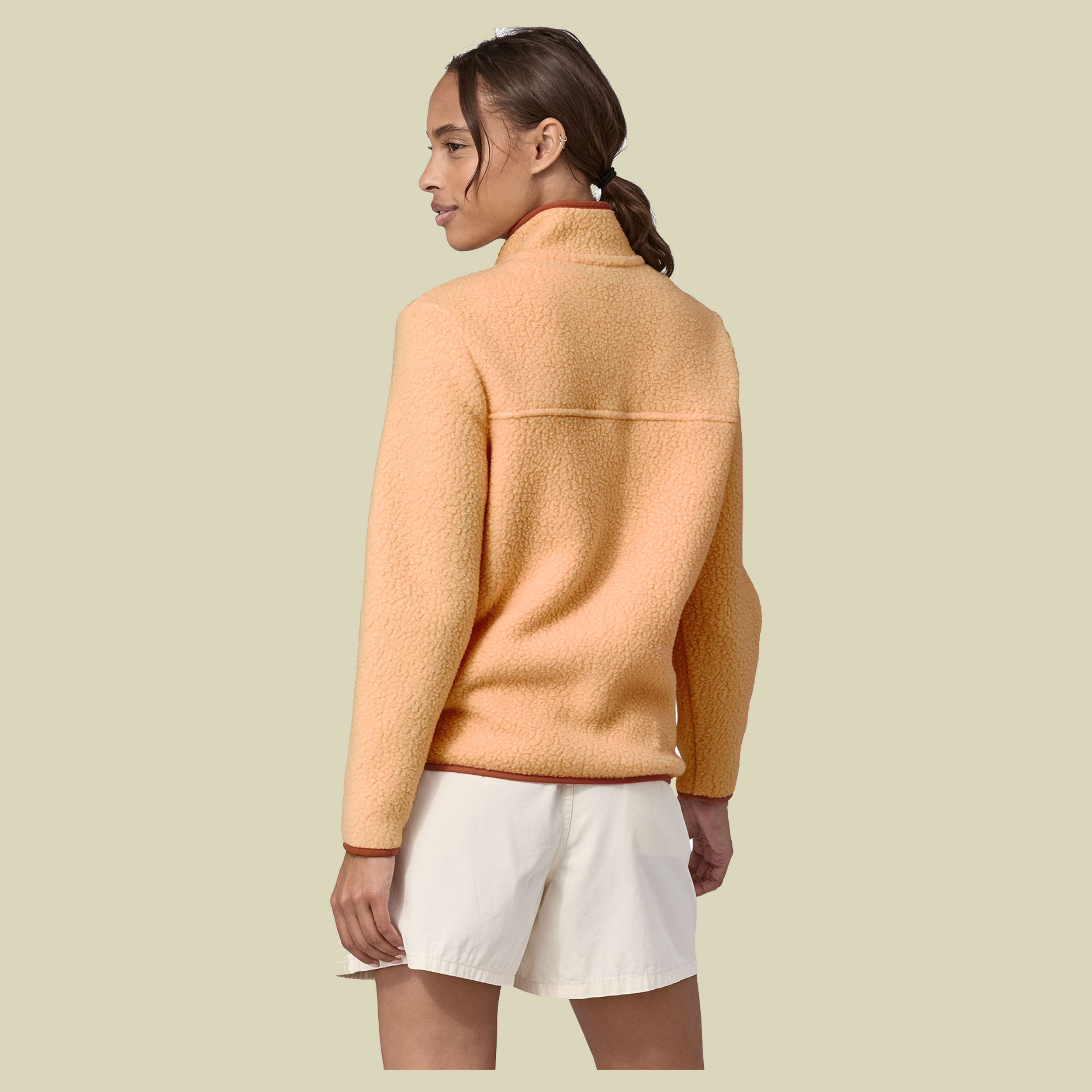 Retro Pile Jacket Women beige L - sandy melon