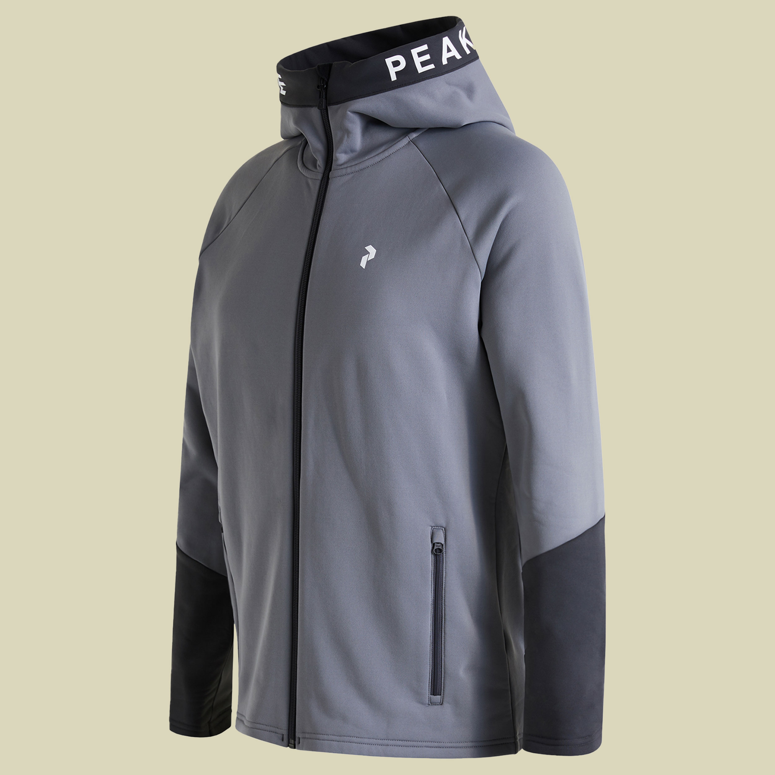 Rider Zip Hood Men Größe M  Farbe quiet grey-motion grey