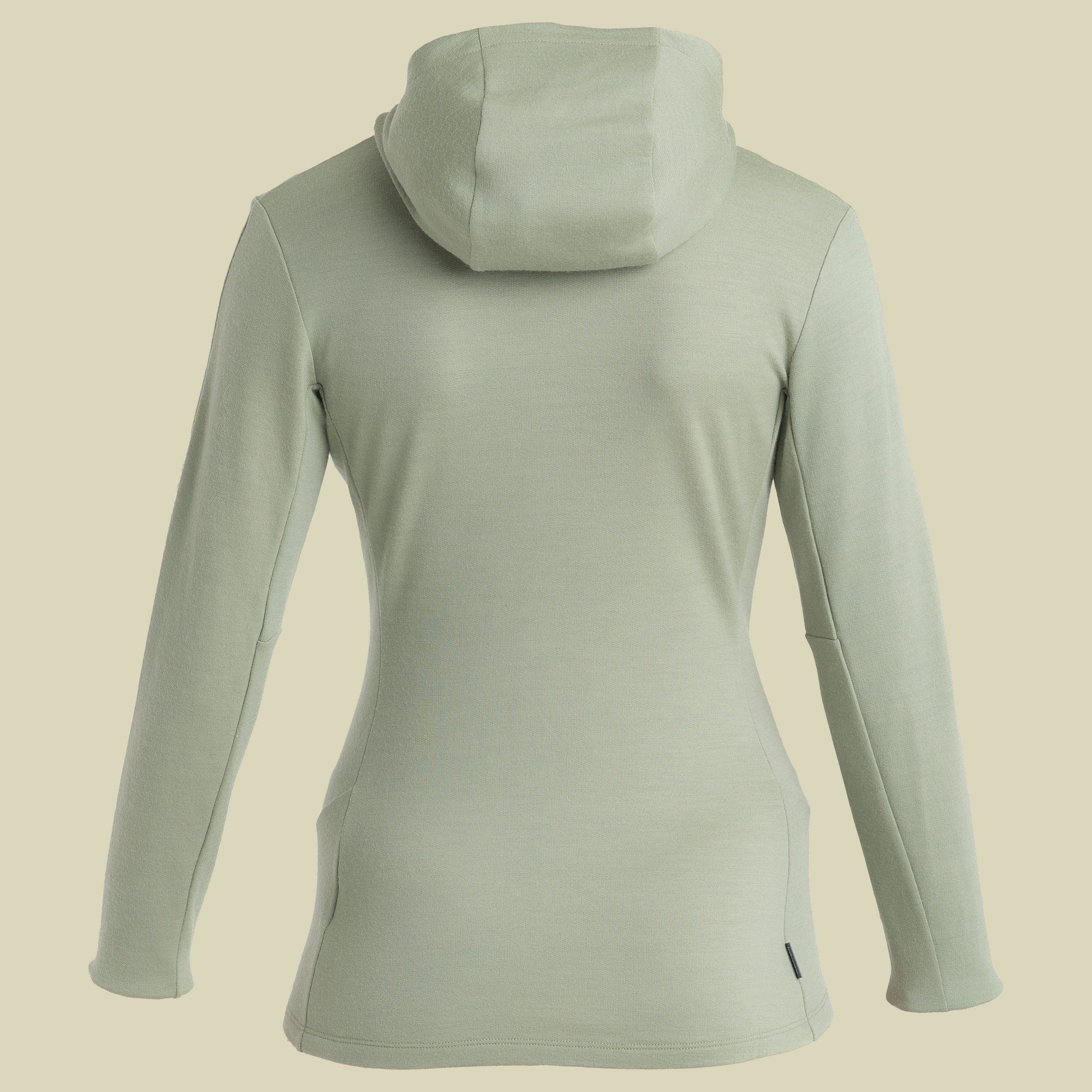 Merino 260 Quantum IV LS Zip Hoodie Women XL grün II - lichen