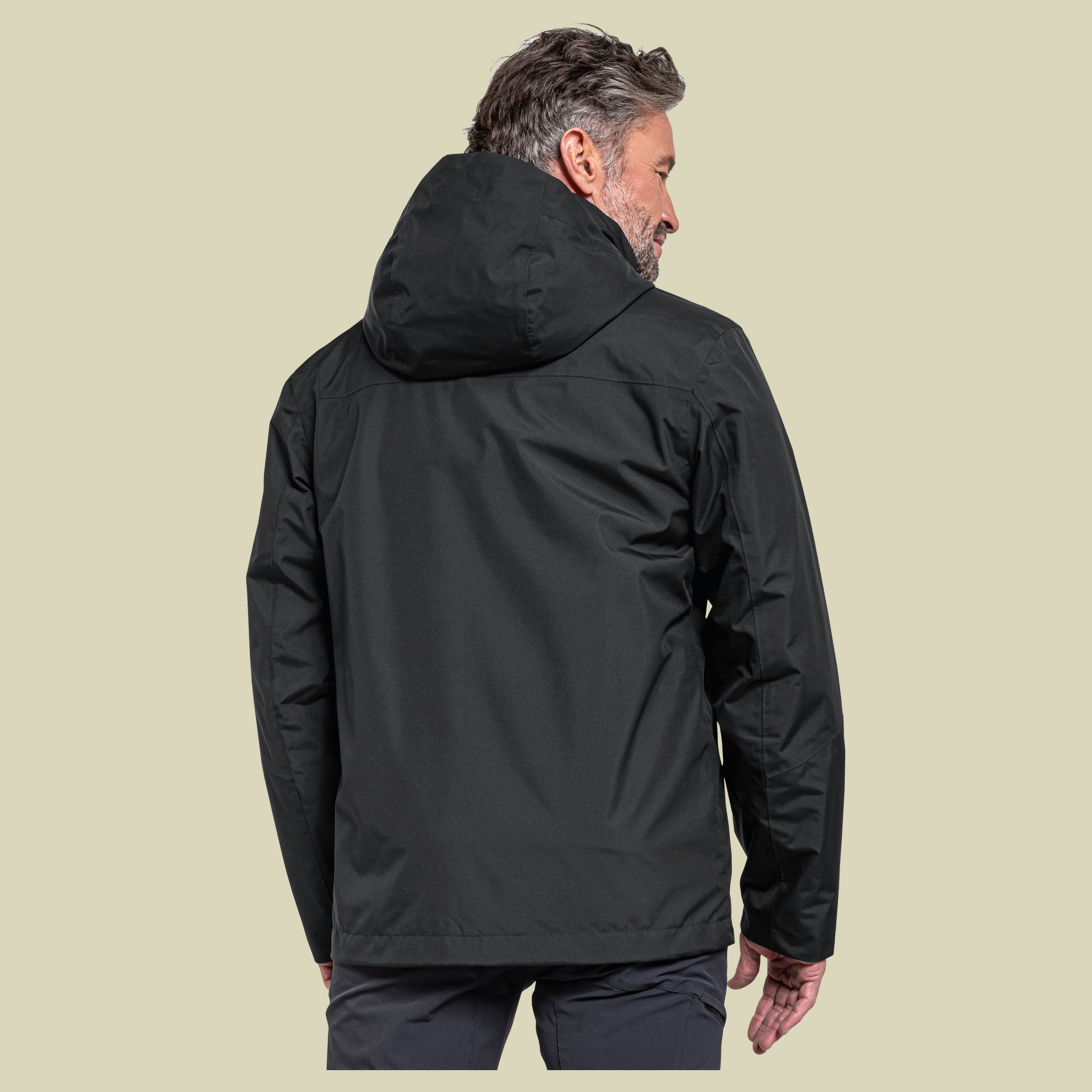 3in1 Jacket Partinello M Men Größe 54 Farbe black