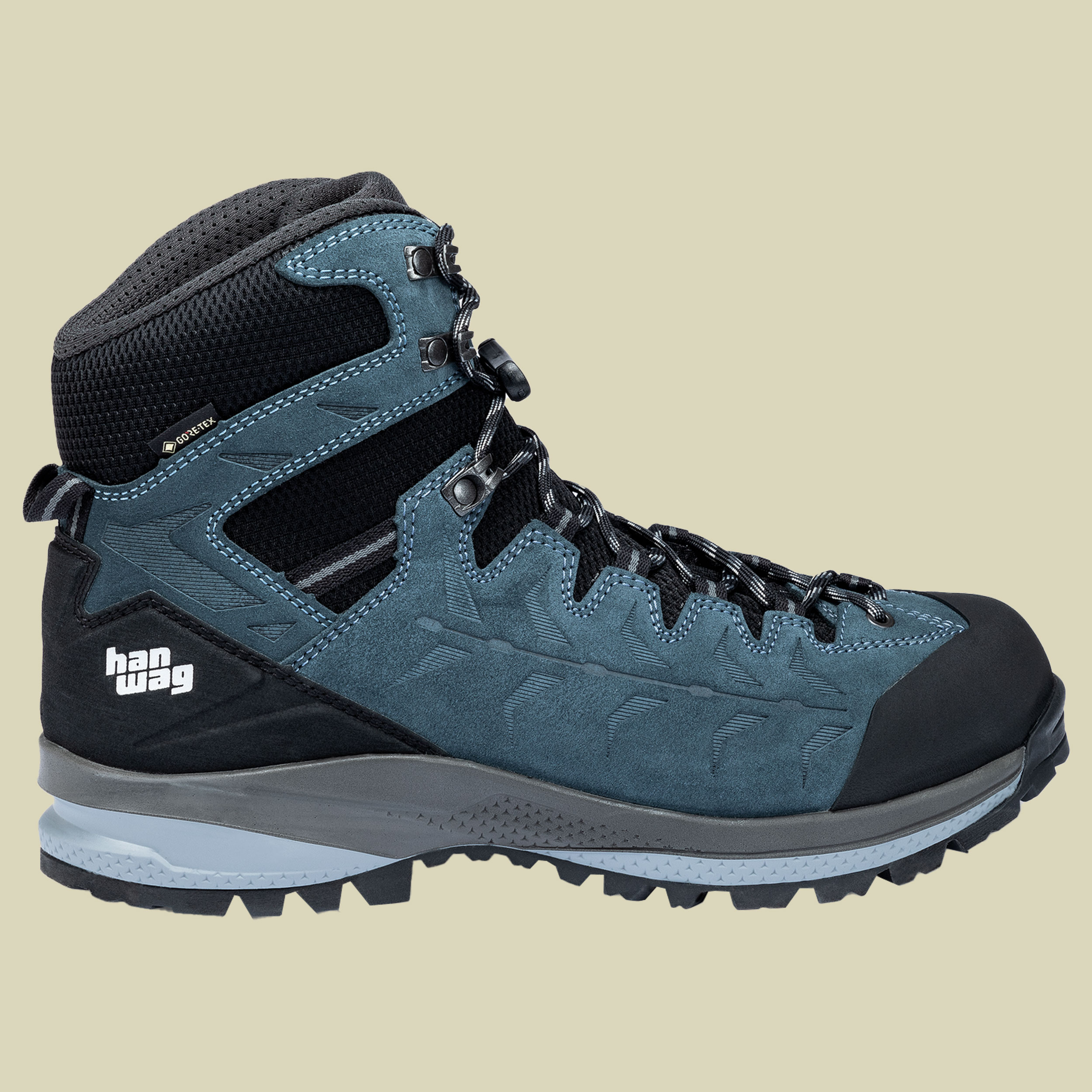 Makra Trek SF Extra GTX Men UK 12,5 blau - Farbe steel/light grey