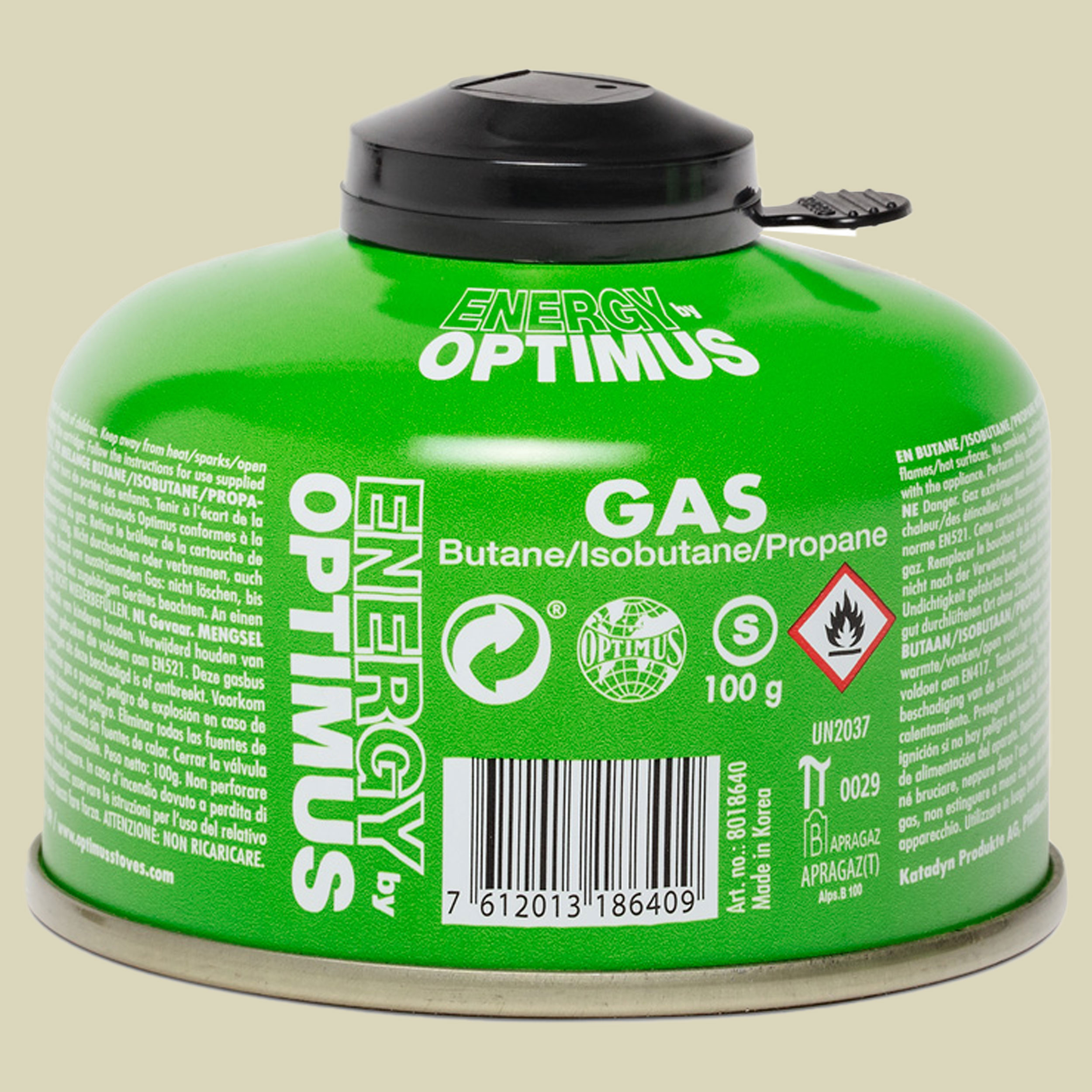 Optimus Gas 100g Füllmenge 100 g