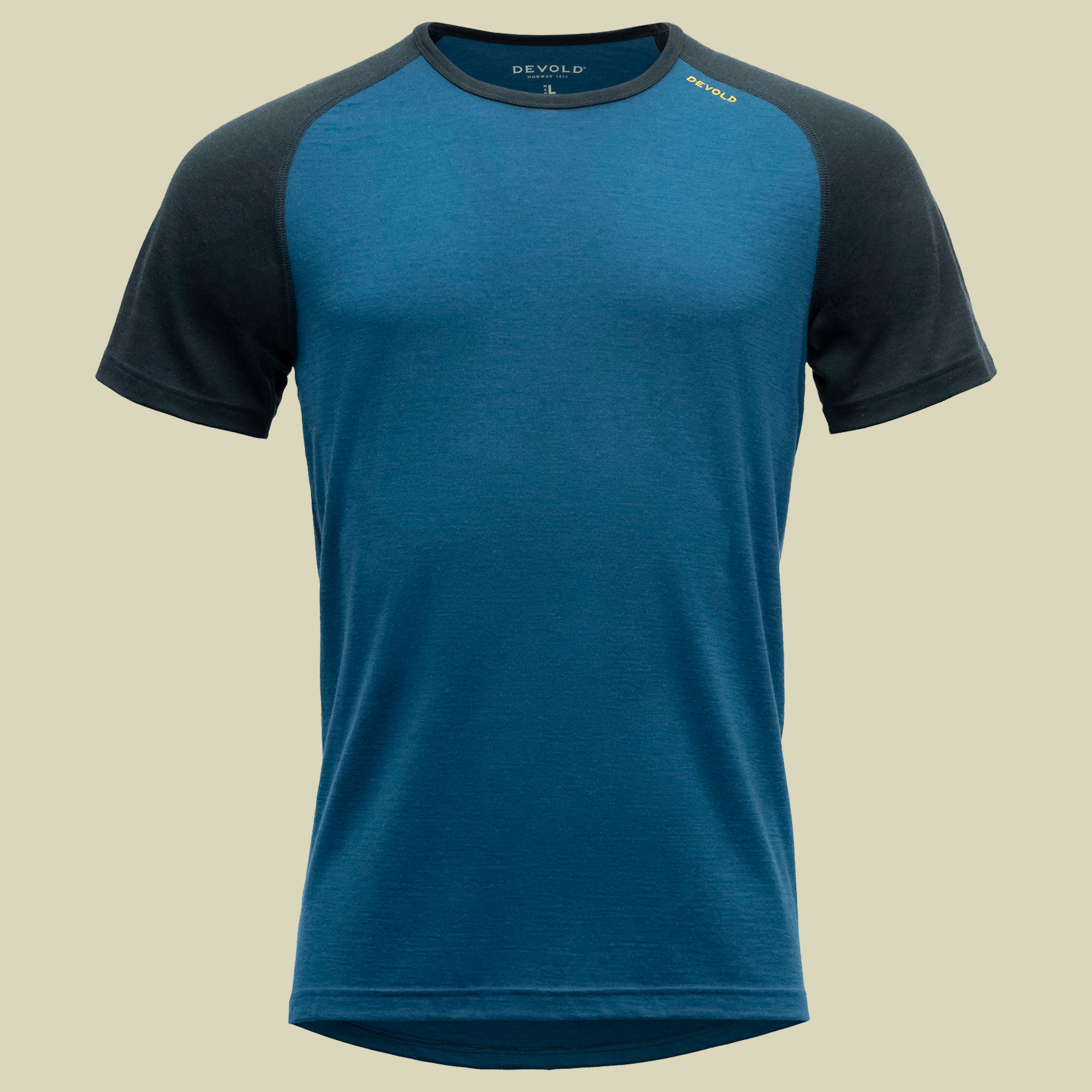 Jakta Merino 200 T-Shirt Man L blau - flood/ink