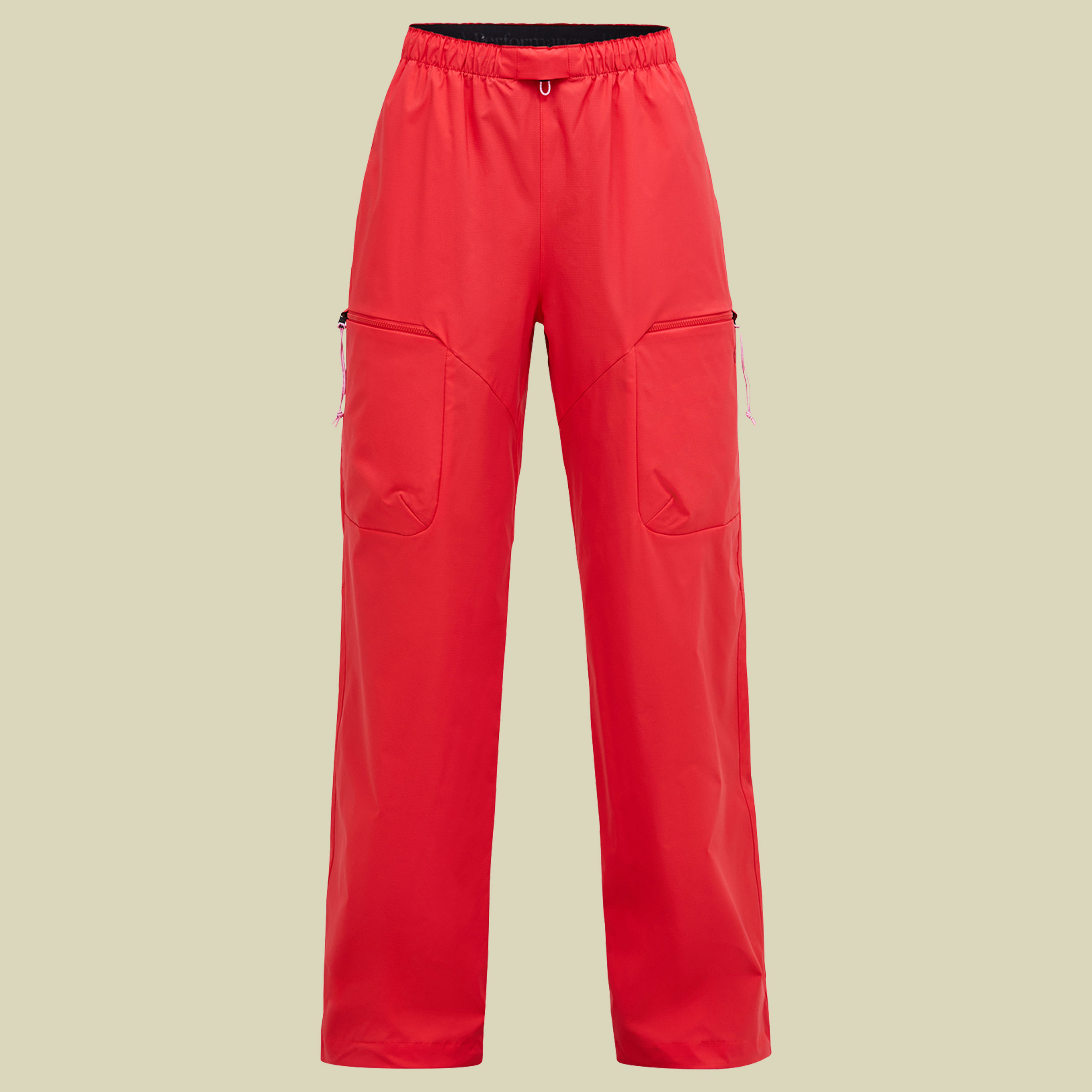 Outdoor Cargo Pants Women XS rot - brillant red