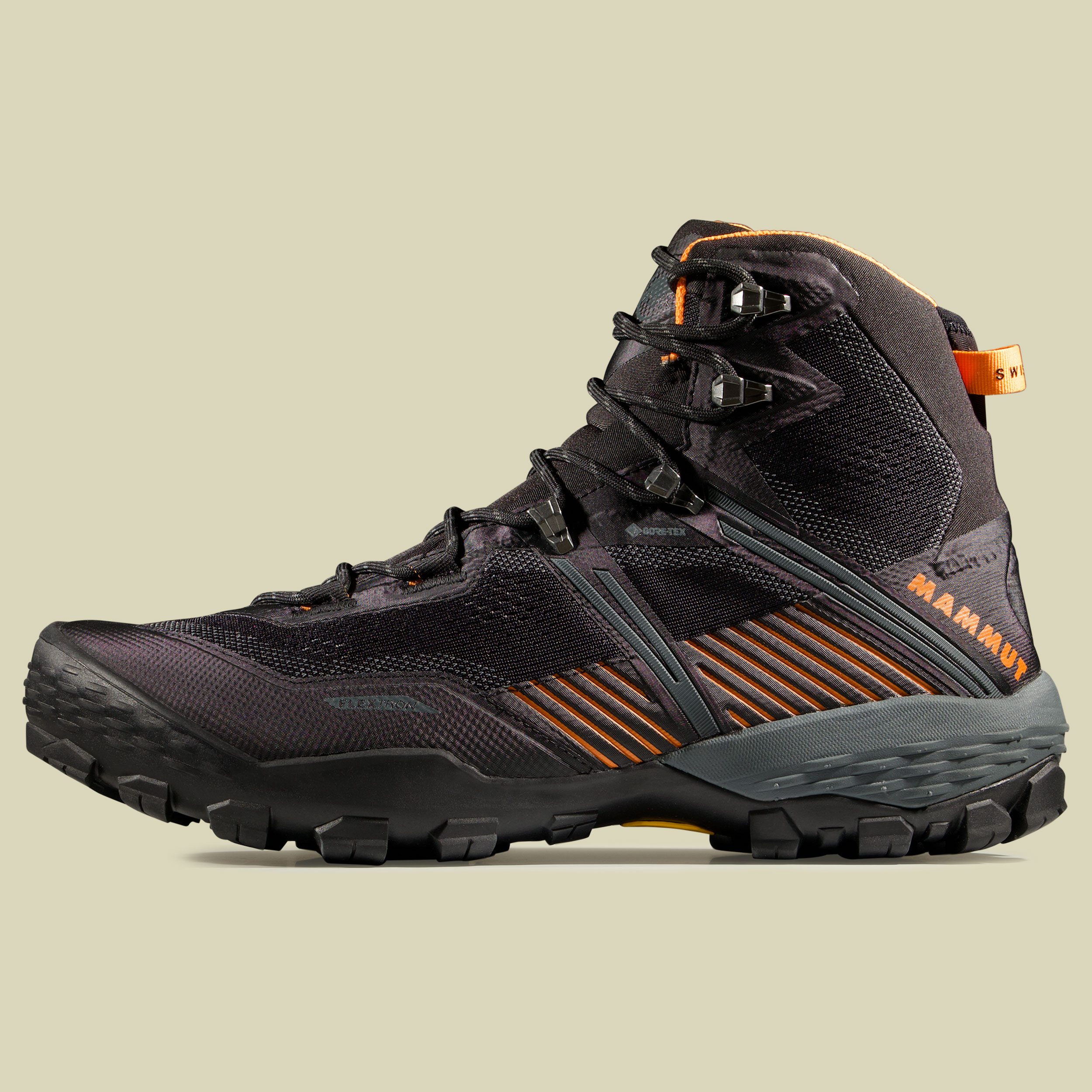 Ducan II High GTX Men UK 12,5 schwarz - black dark tangerine