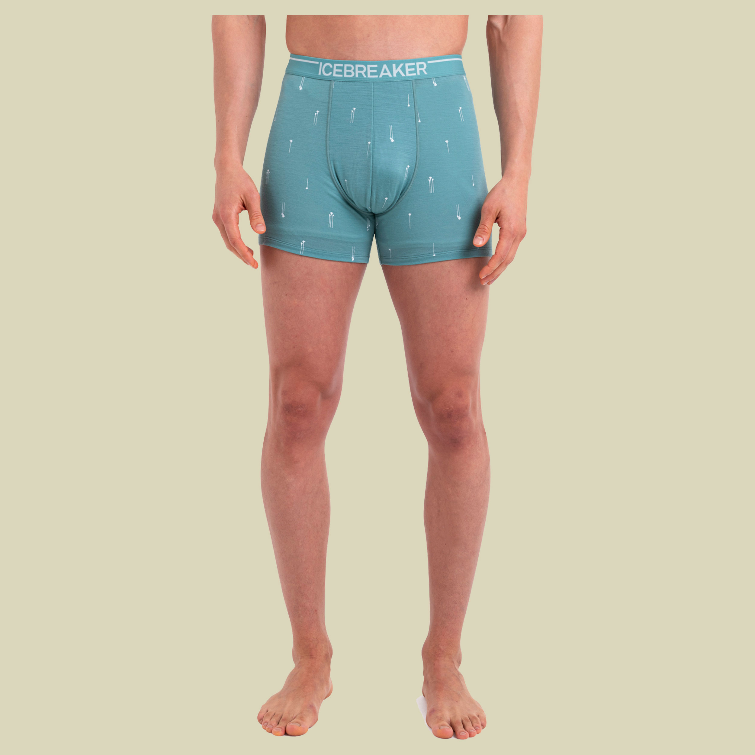 Merino Anatomica Boxers Palm Trail AOP Men XL blau - cloud ray/AOP