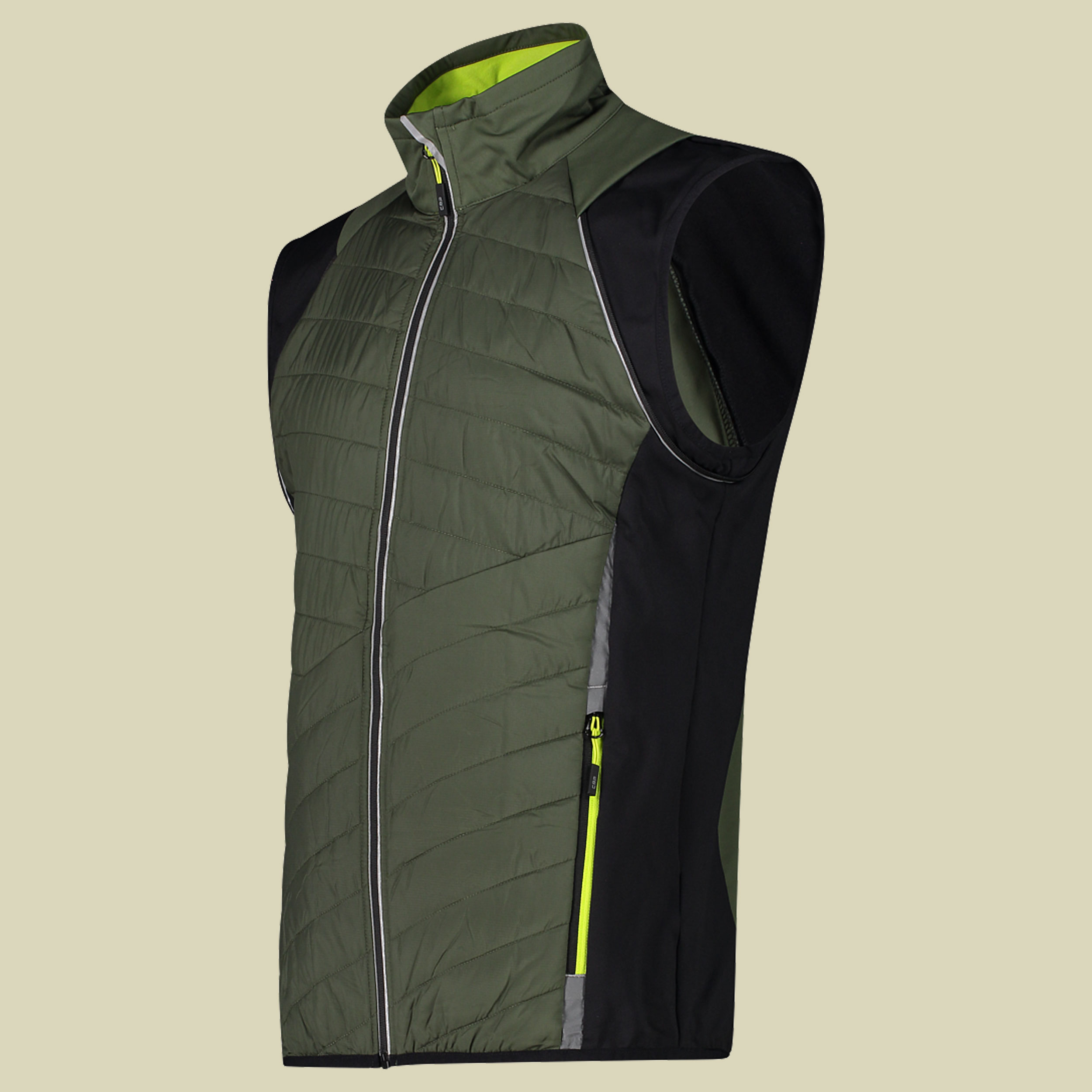 Man Jacket detachable Sleeves 30A2647 Größe 54 Farbe 15EP oil green-nero